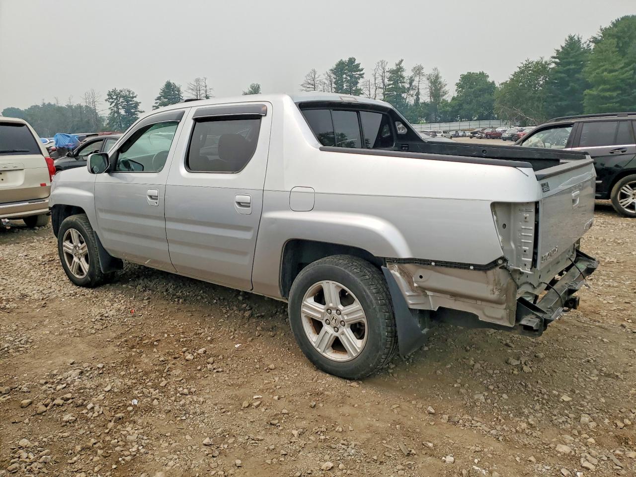 2010 Honda Ridgeline Rtl Серебряный vin: 5FPYK1F57AB002280