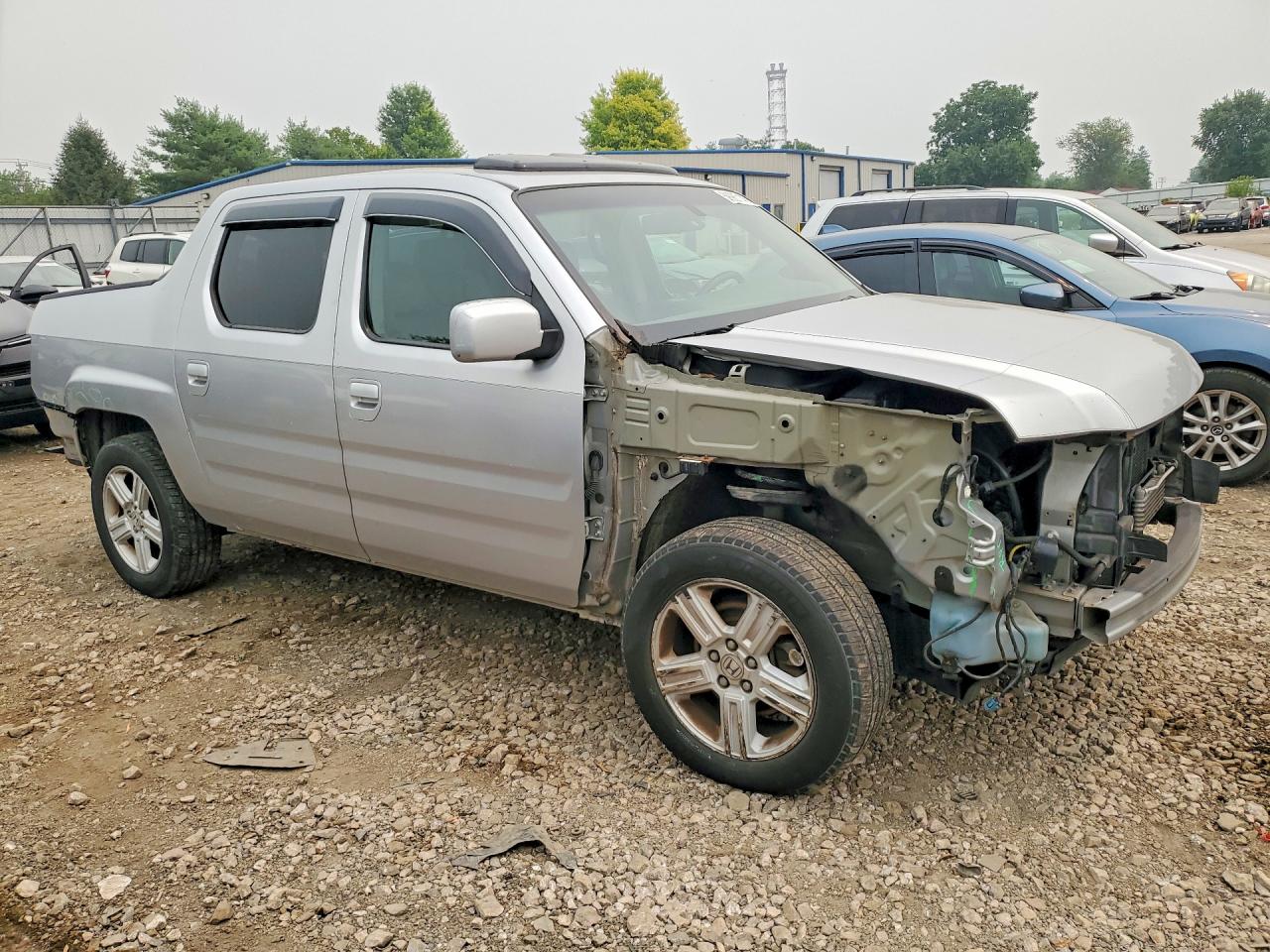 2010 Honda Ridgeline Rtl Серебряный vin: 5FPYK1F57AB002280