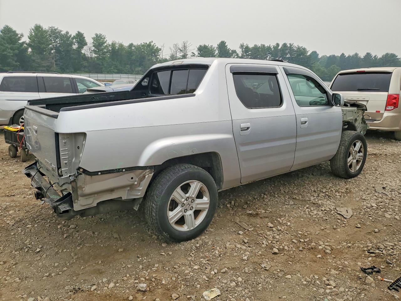2010 Honda Ridgeline Rtl Серебряный vin: 5FPYK1F57AB002280
