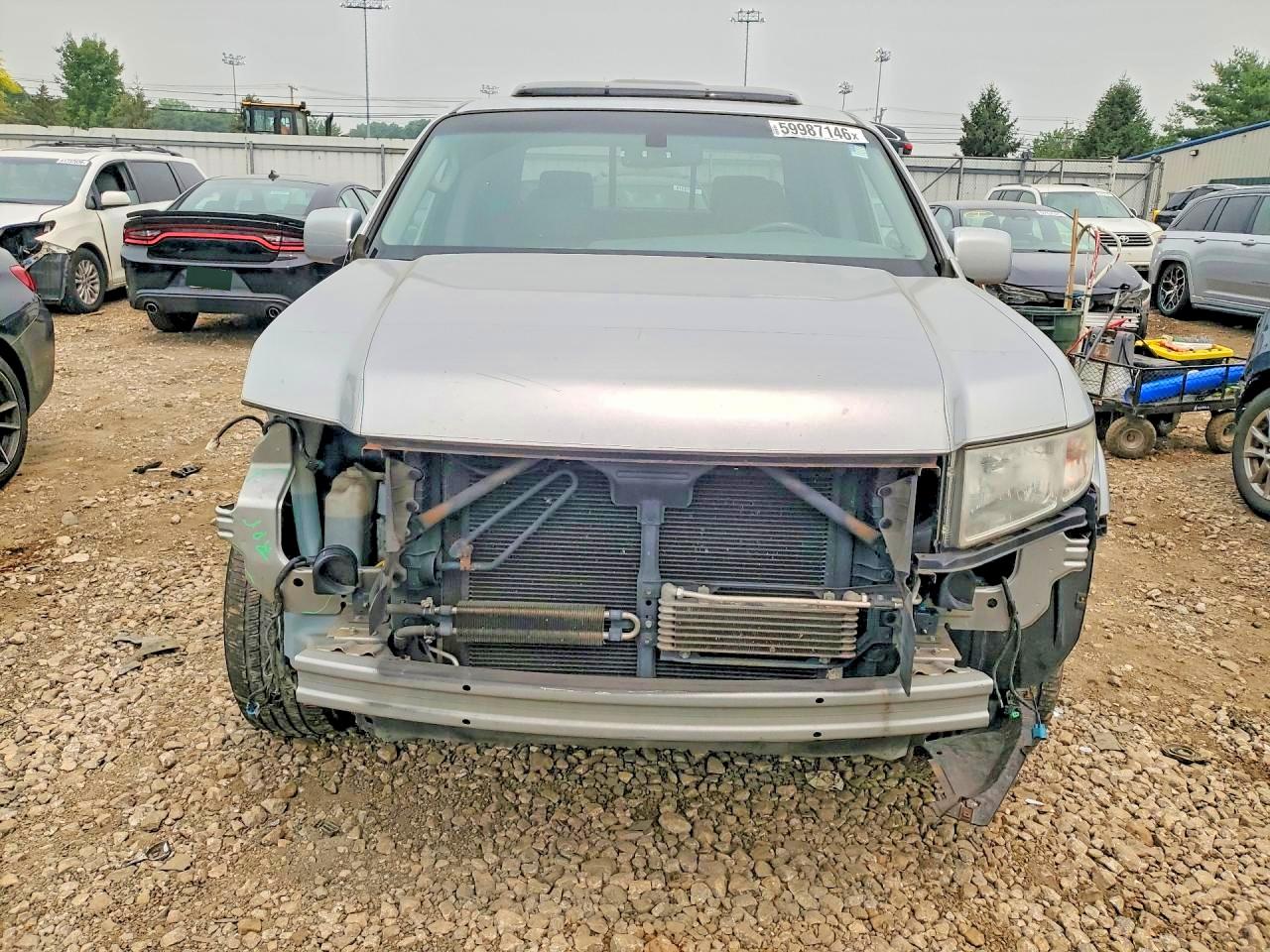 2010 Honda Ridgeline Rtl Серебряный vin: 5FPYK1F57AB002280