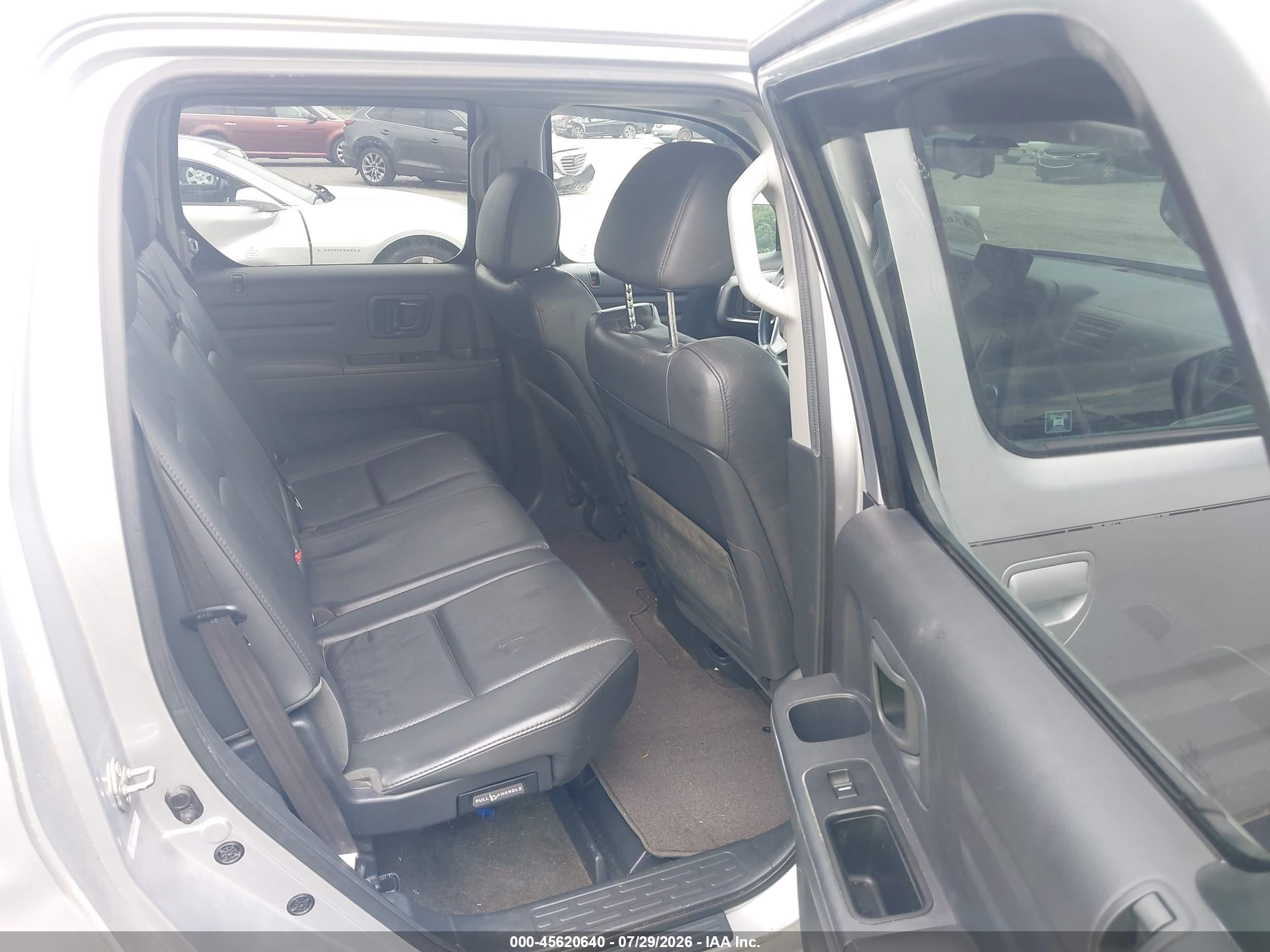 2010 Honda Ridgeline Rtl Gray vin: 5FPYK1F57AB007771