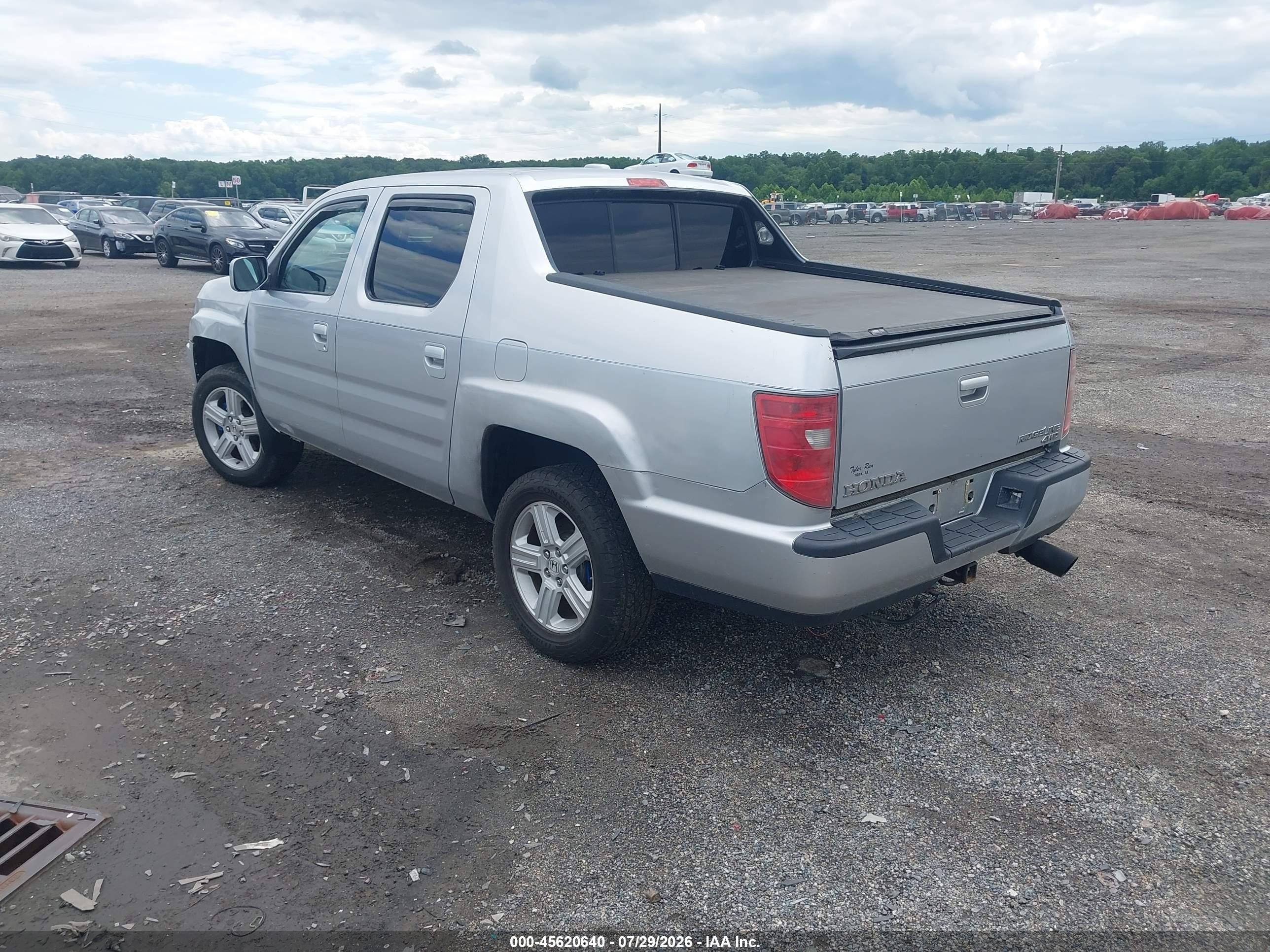 2010 Honda Ridgeline Rtl Gray vin: 5FPYK1F57AB007771