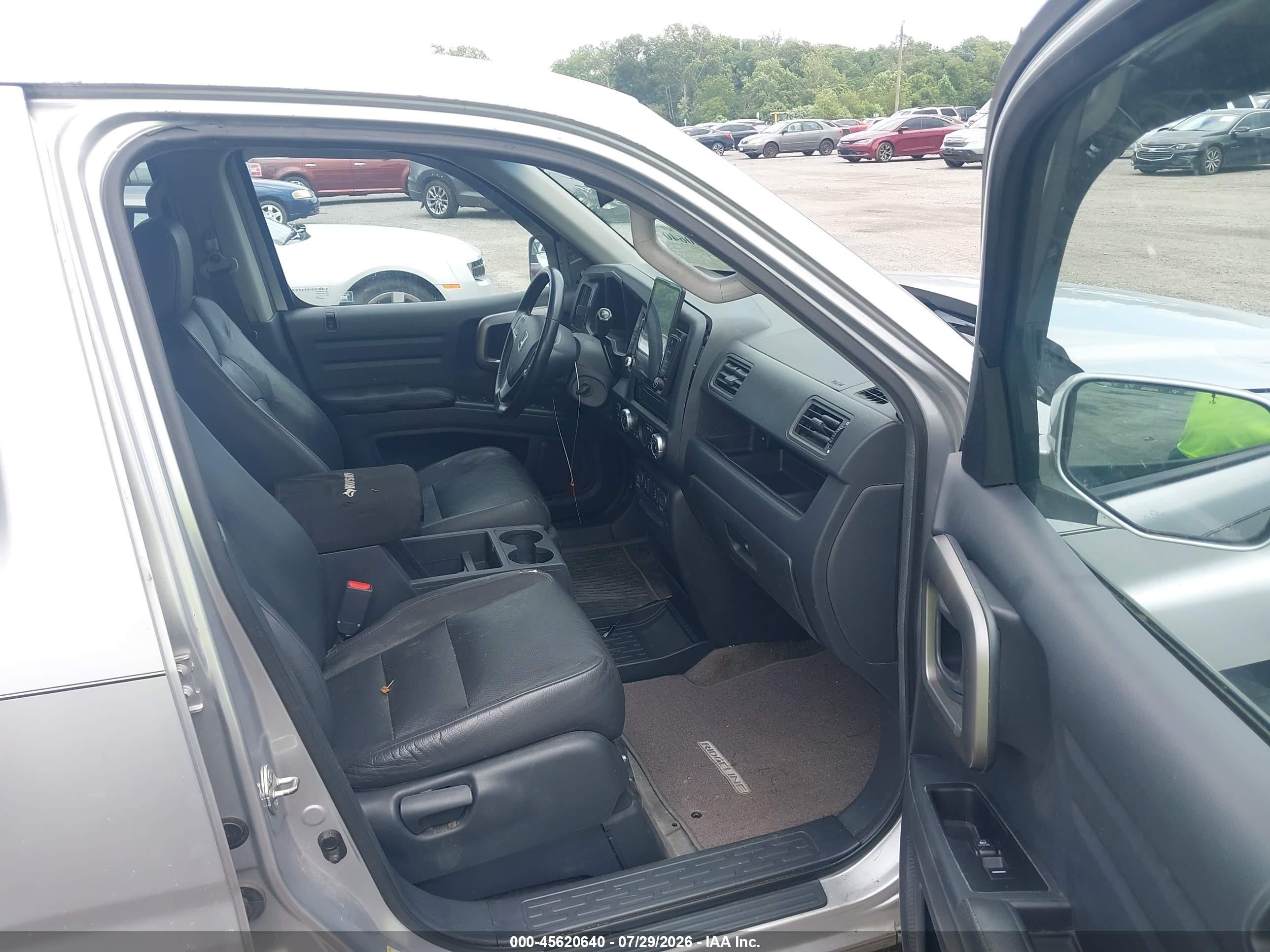 2010 Honda Ridgeline Rtl Gray vin: 5FPYK1F57AB007771