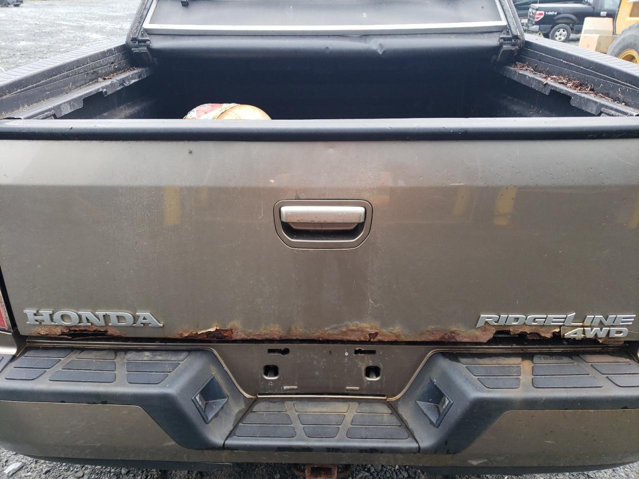 2010 Honda Ridgeline Rtl Gold vin: 5FPYK1F57AB501449 Damage: Tailgate, Corrosion, Severe Damage