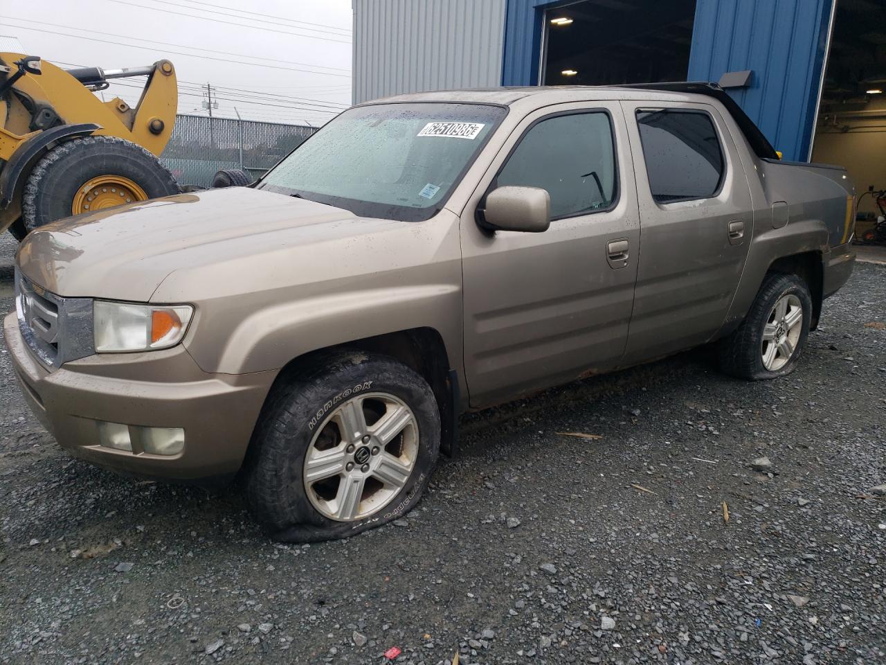 2010 Honda Ridgeline Rtl Gold vin: 5FPYK1F57AB501449 Damage: Left Front Door, Corrosion, Severe Damage