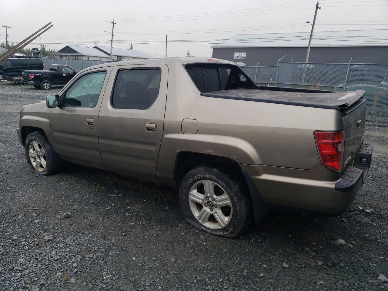 2010 Honda Ridgeline Rtl Gold vin: 5FPYK1F57AB501449 Damage: Left Bed Side, Corrosion, Severe Damage