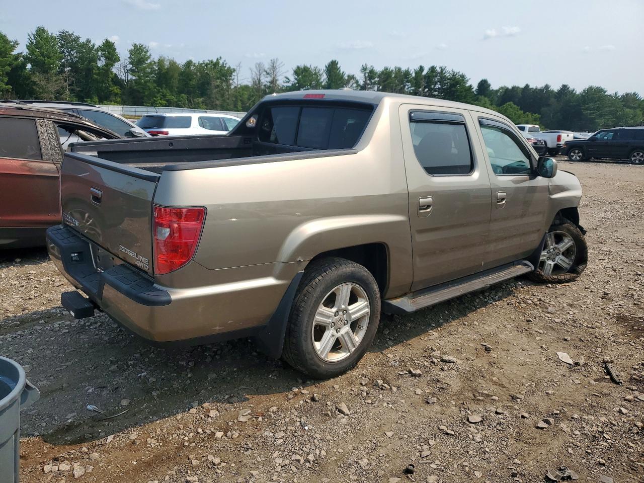 2011 Honda Ridgeline Rtl Tan vin: 5FPYK1F57BB002474