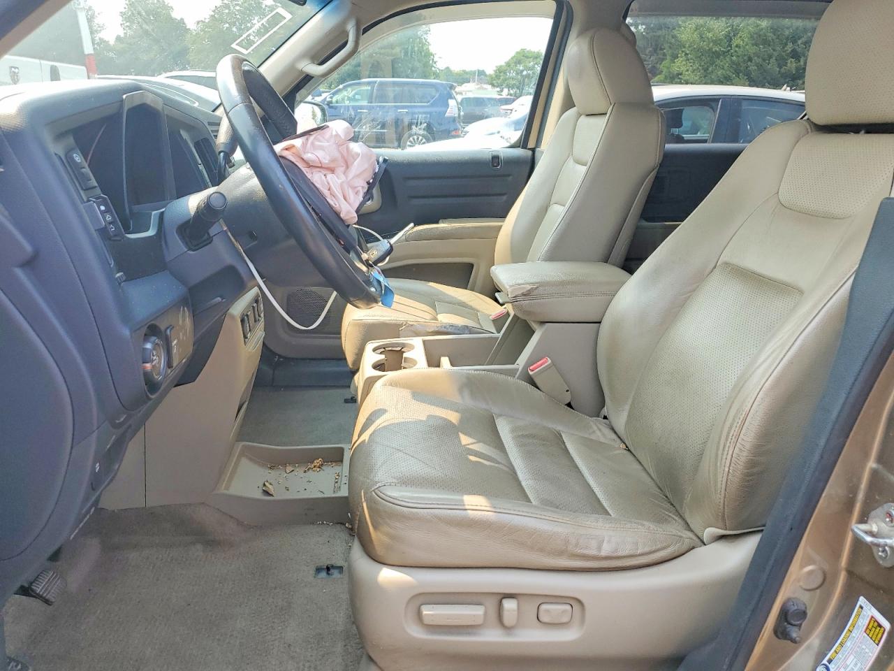 2011 Honda Ridgeline Rtl Tan vin: 5FPYK1F57BB002474