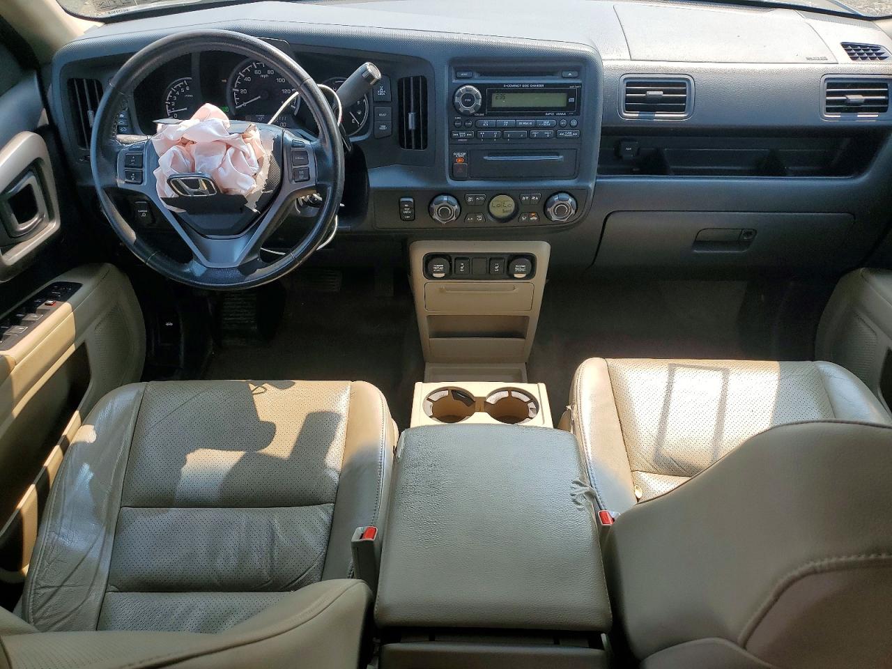 2011 Honda Ridgeline Rtl Tan vin: 5FPYK1F57BB002474