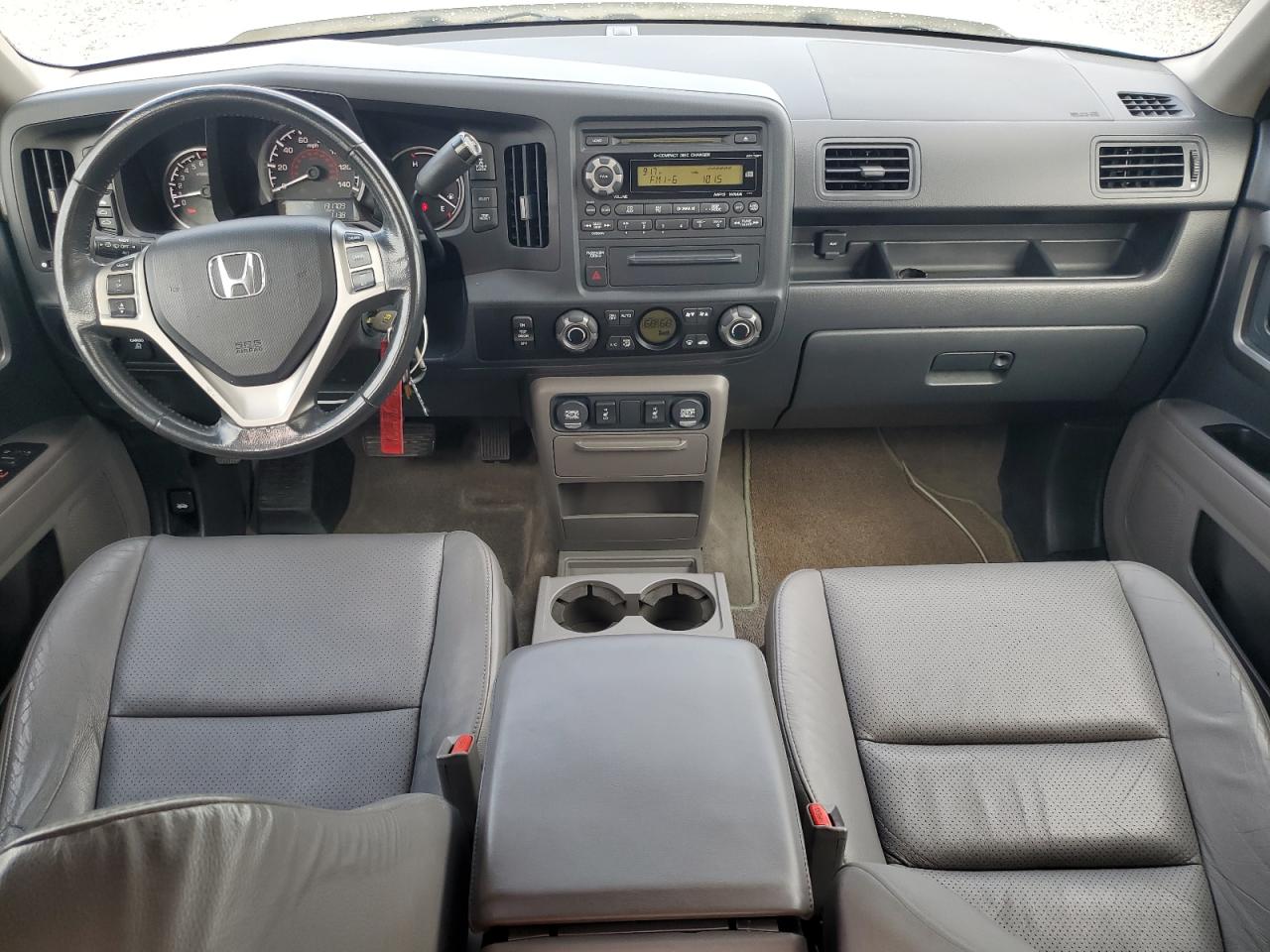 2011 Honda Ridgeline Rtl White vin: 5FPYK1F57BB454103