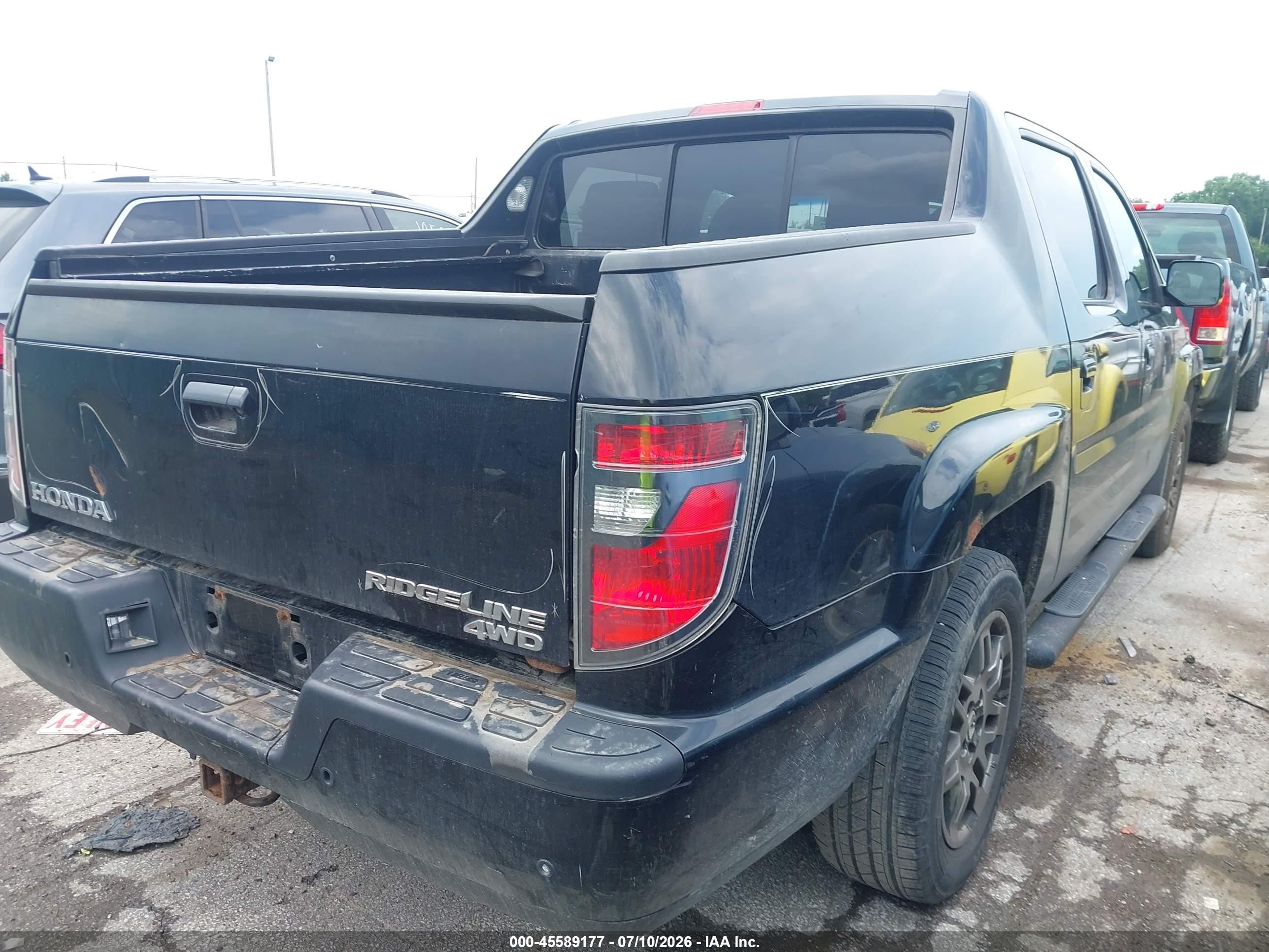 2012 Honda Ridgeline Rtl Черный vin: 5FPYK1F57CB452689
