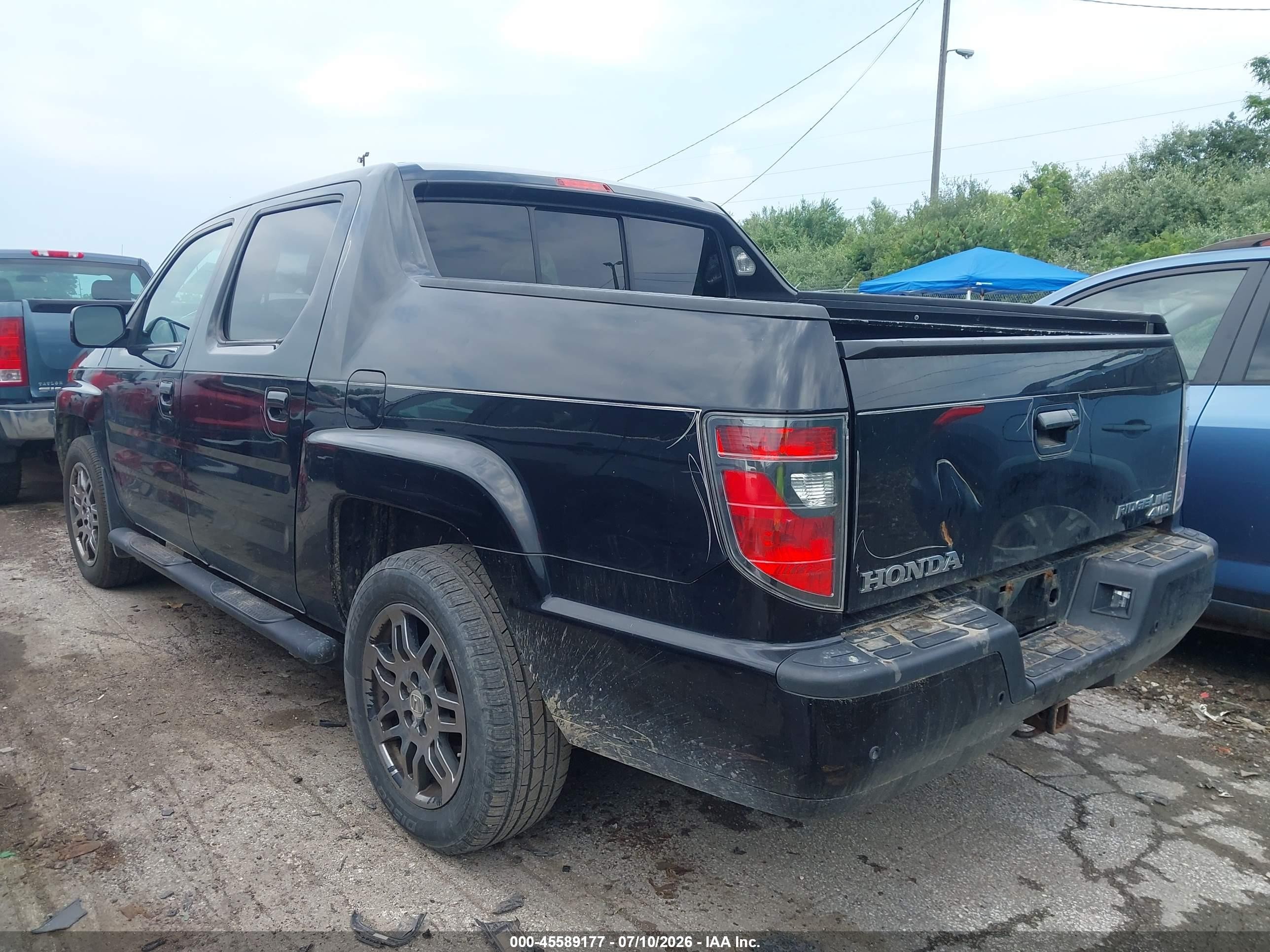 2012 Honda Ridgeline Rtl Черный vin: 5FPYK1F57CB452689