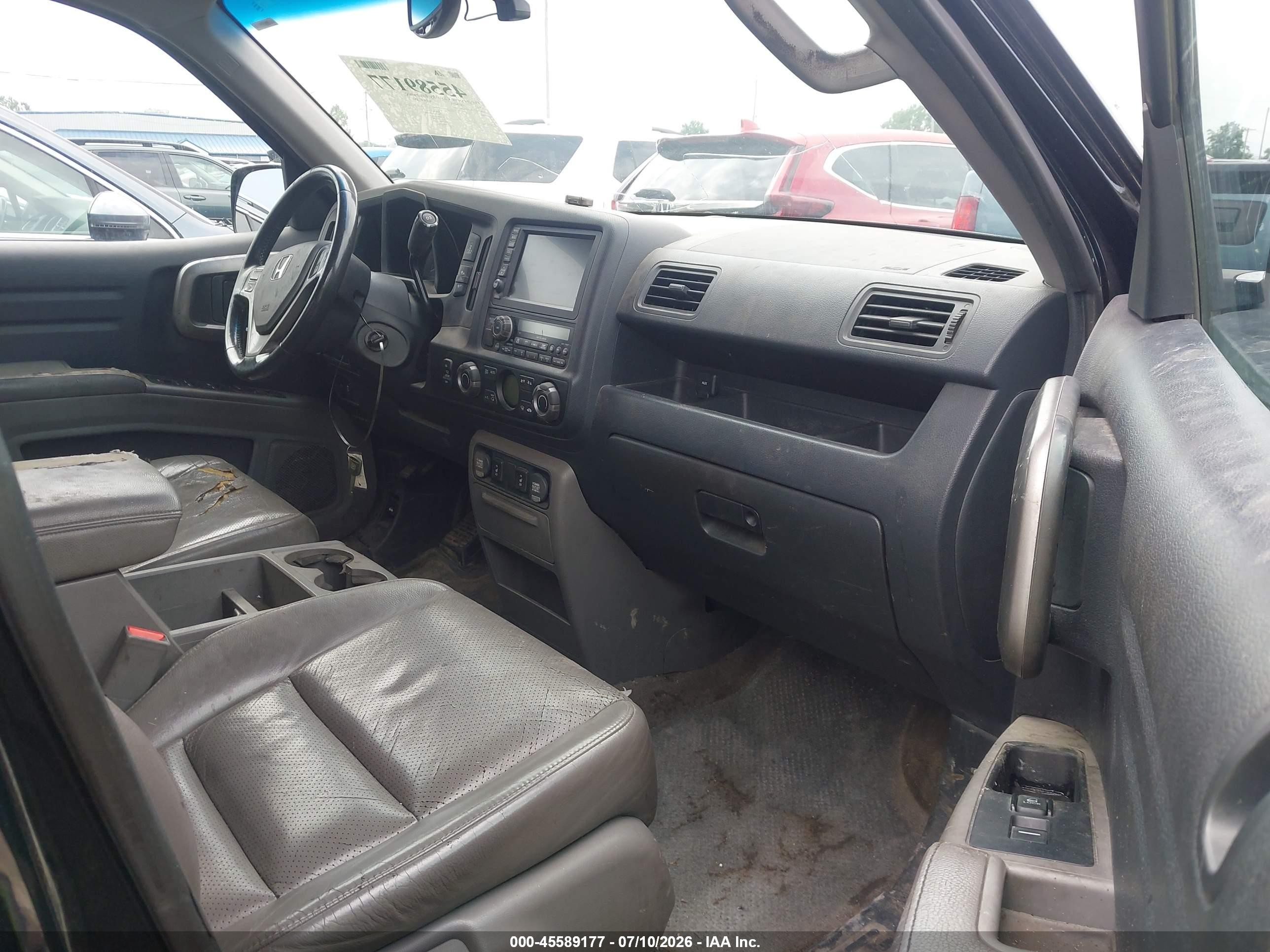 2012 Honda Ridgeline Rtl Черный vin: 5FPYK1F57CB452689