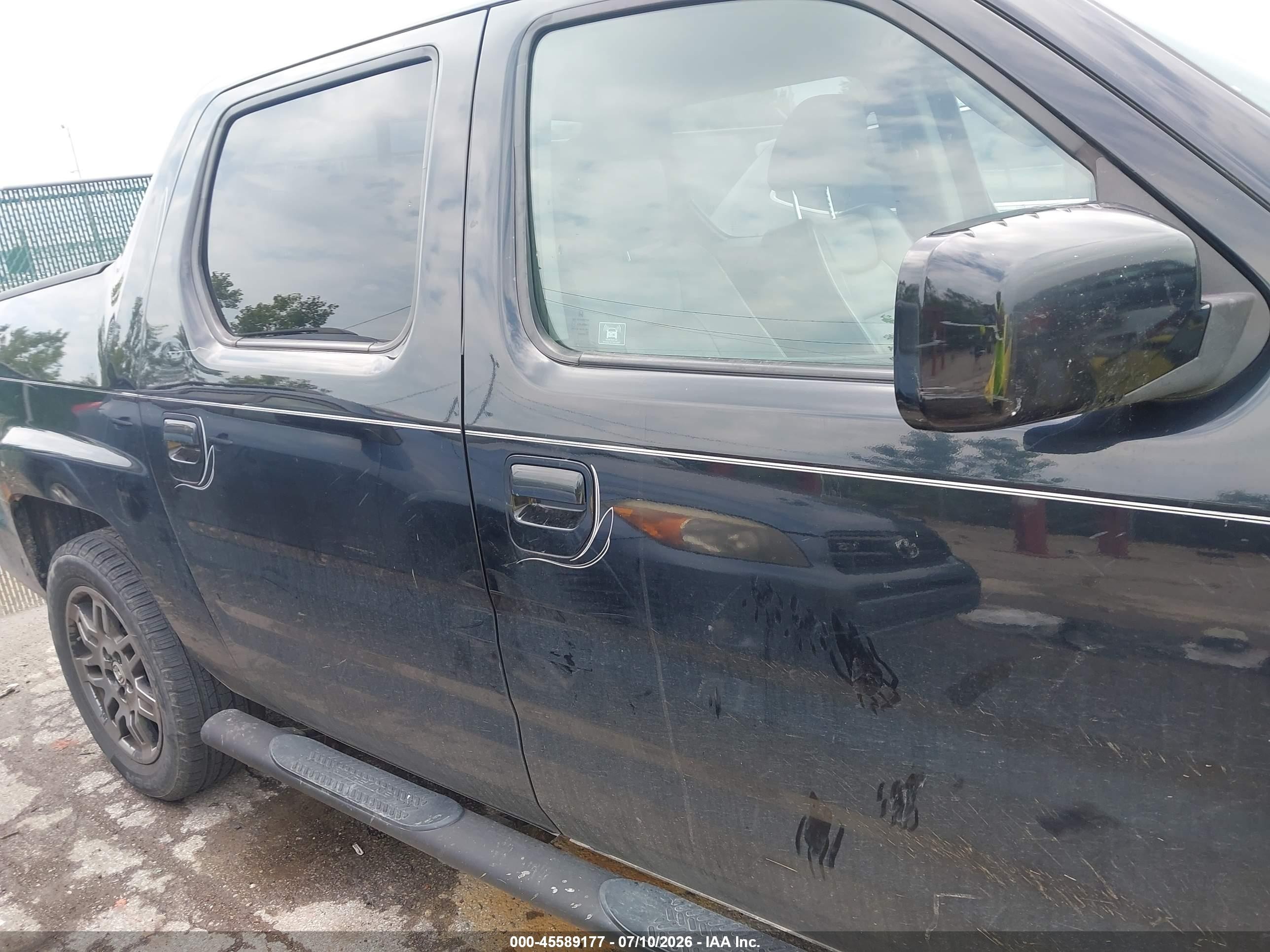 2012 Honda Ridgeline Rtl Черный vin: 5FPYK1F57CB452689