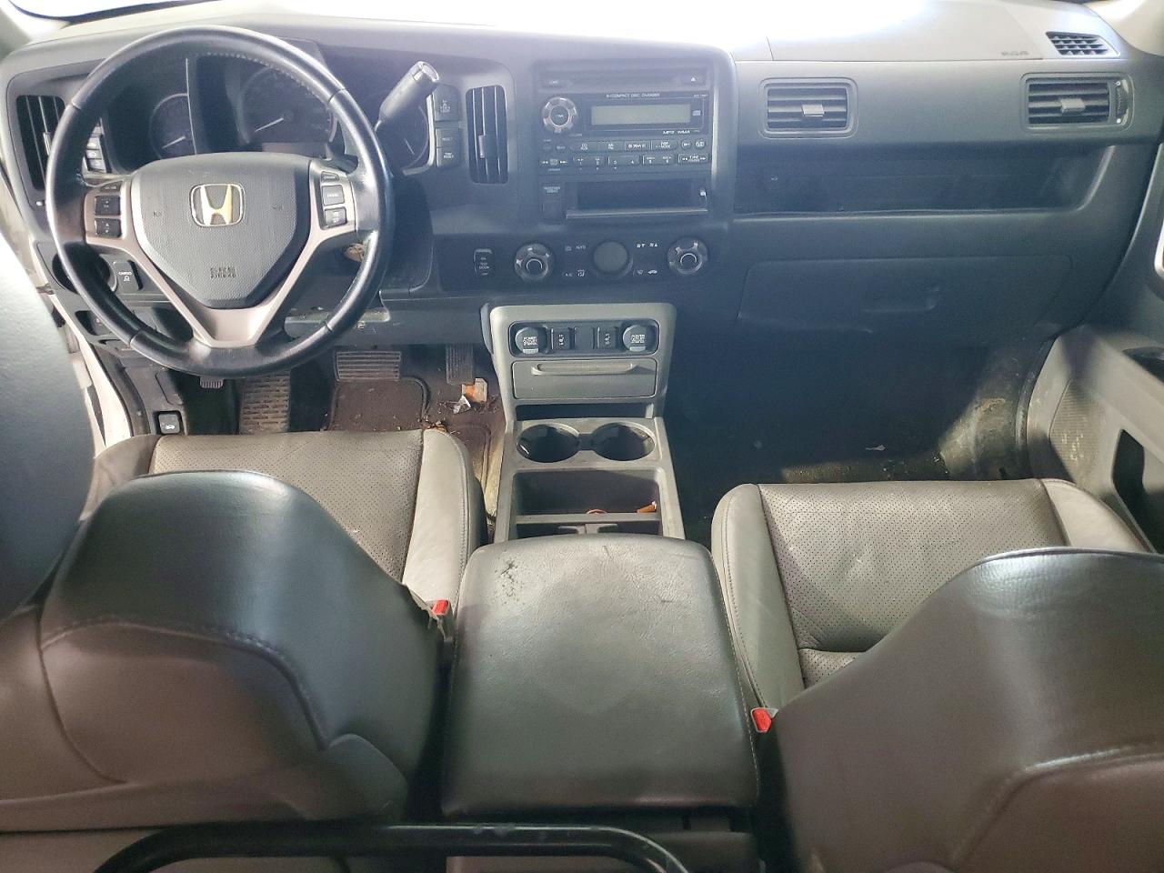 2012 Honda Ridgeline Rtl White vin: 5FPYK1F57CB452854