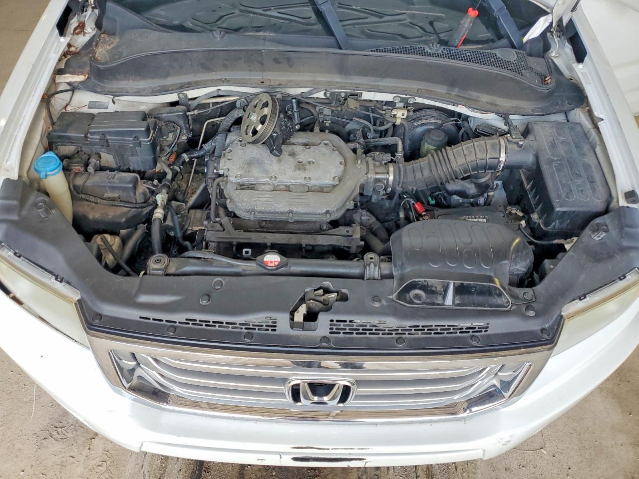 2012 Honda Ridgeline Rtl White vin: 5FPYK1F57CB452854