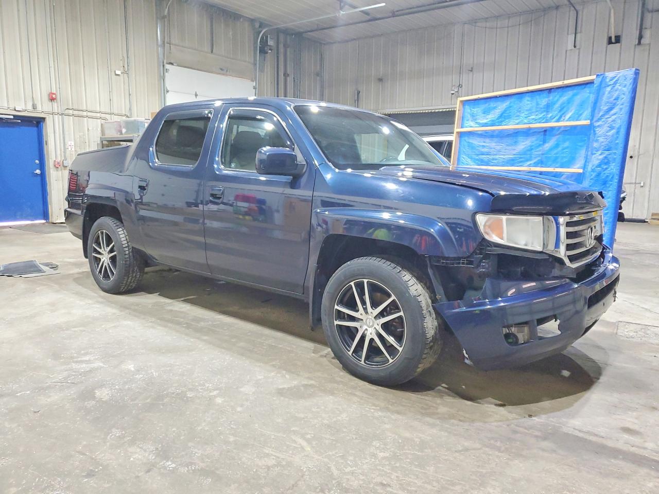 2012 Honda Ridgeline Rtl Blue vin: 5FPYK1F57CB458119