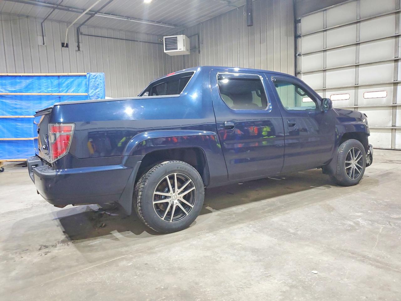 2012 Honda Ridgeline Rtl Blue vin: 5FPYK1F57CB458119