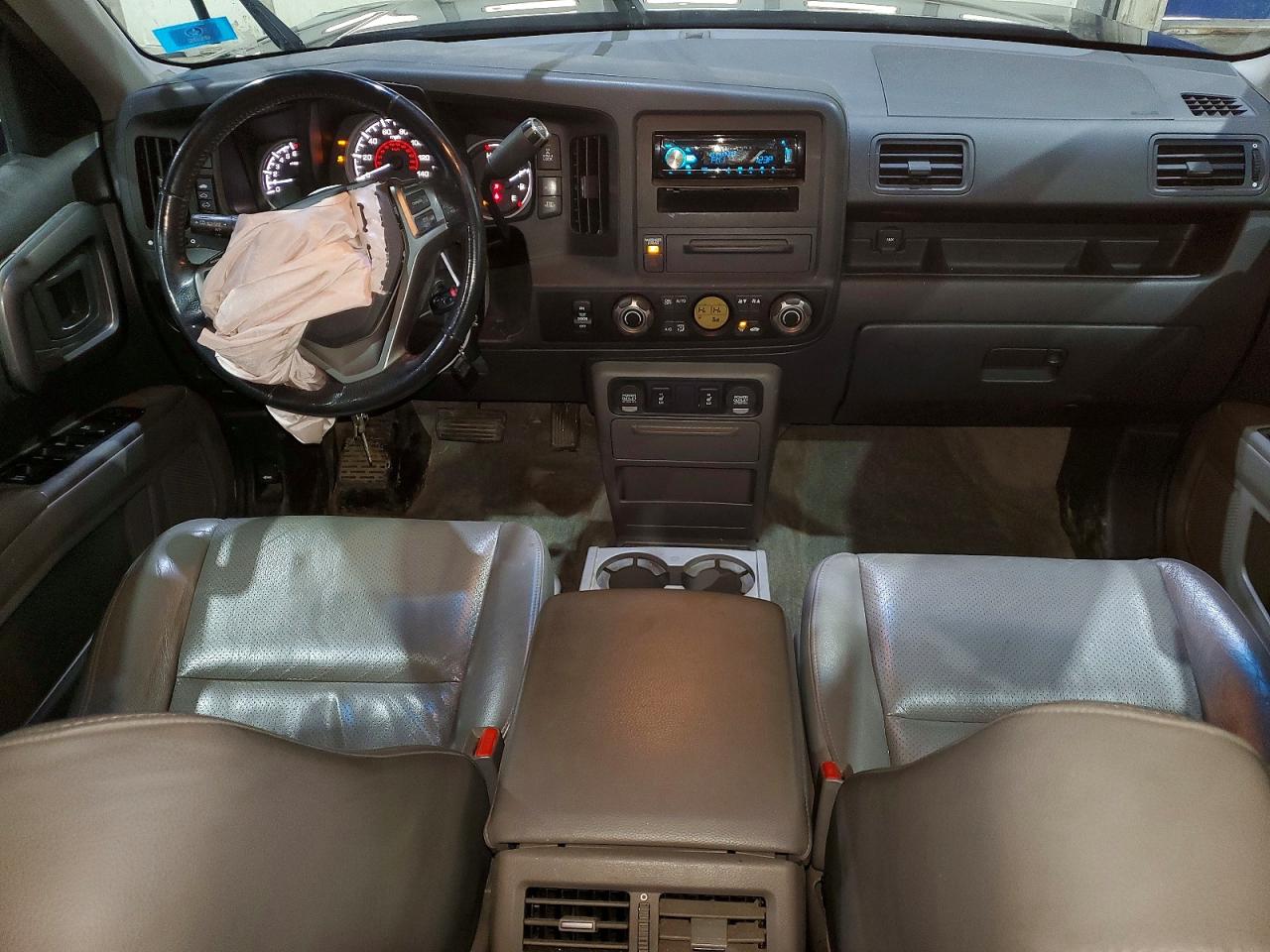 2012 Honda Ridgeline Rtl Blue vin: 5FPYK1F57CB458119
