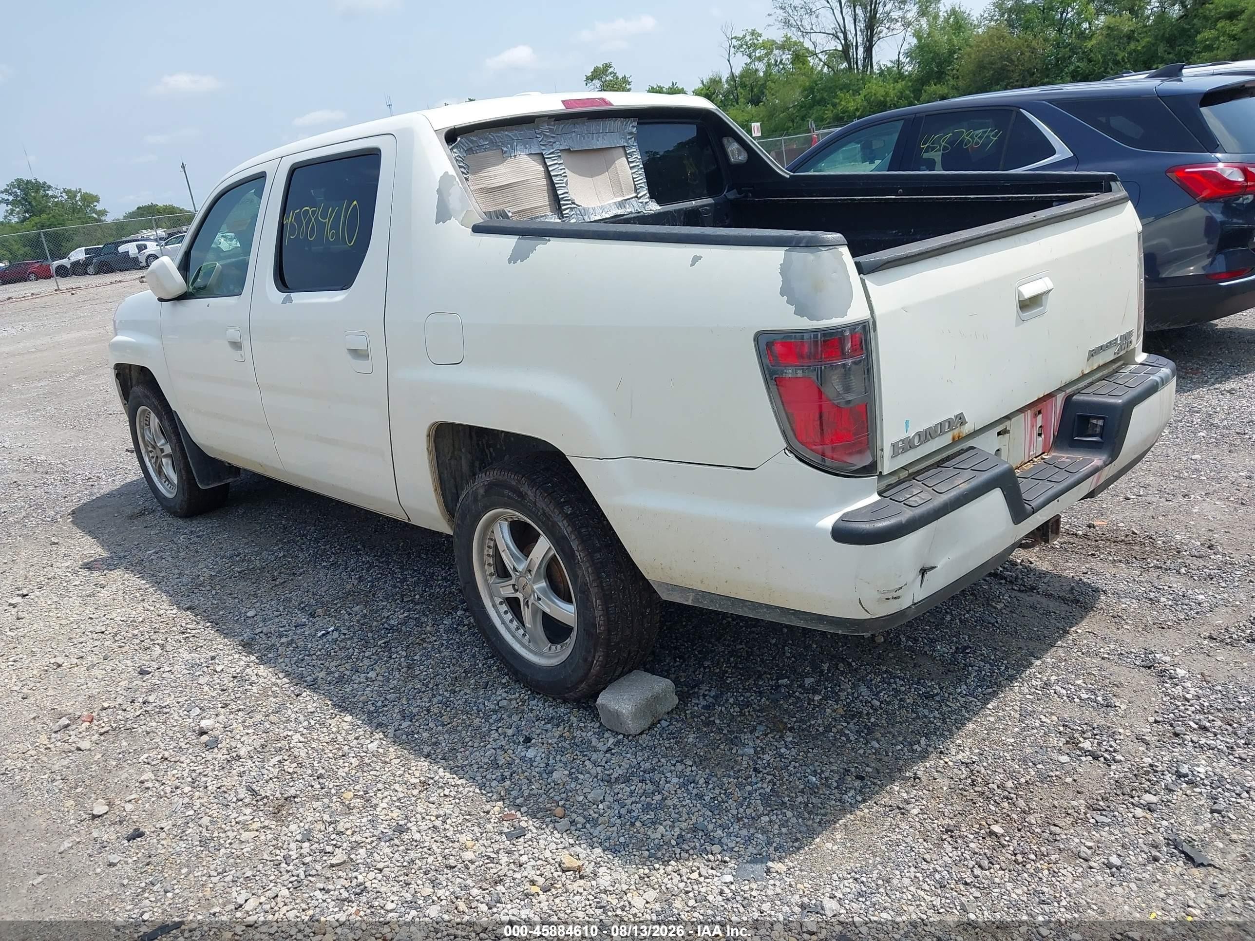 2014 Honda Ridgeline Rtl Белый vin: 5FPYK1F57EB004827