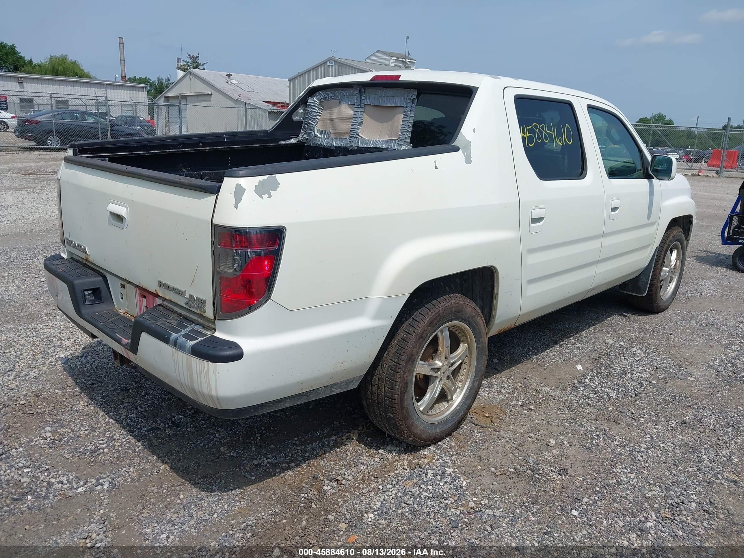 2014 Honda Ridgeline Rtl Белый vin: 5FPYK1F57EB004827