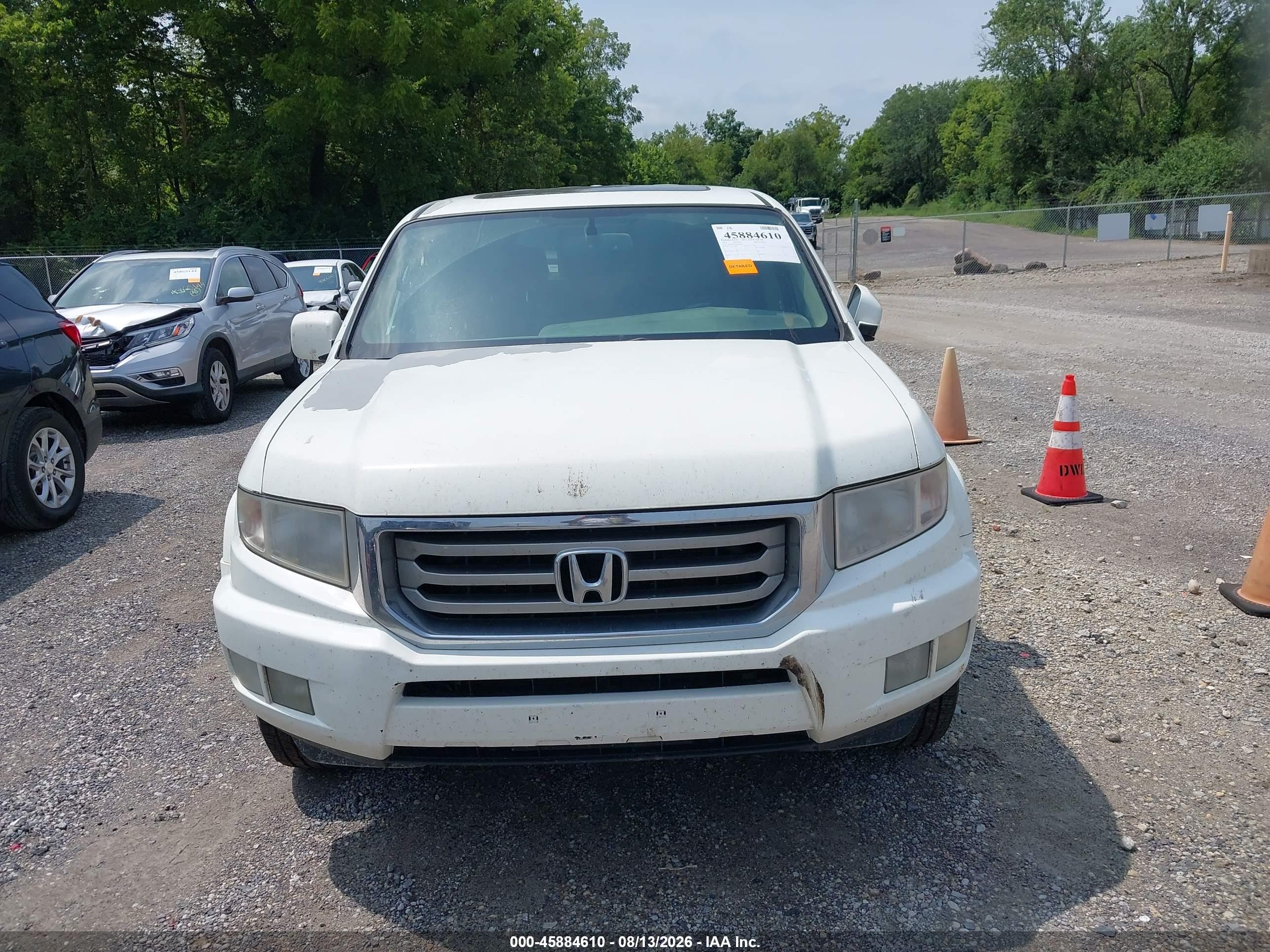 2014 Honda Ridgeline Rtl Белый vin: 5FPYK1F57EB004827