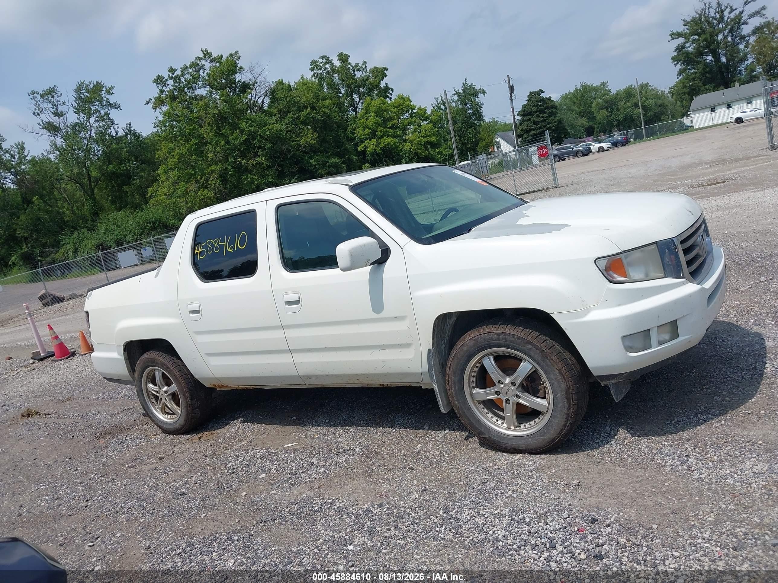 2014 Honda Ridgeline Rtl Белый vin: 5FPYK1F57EB004827