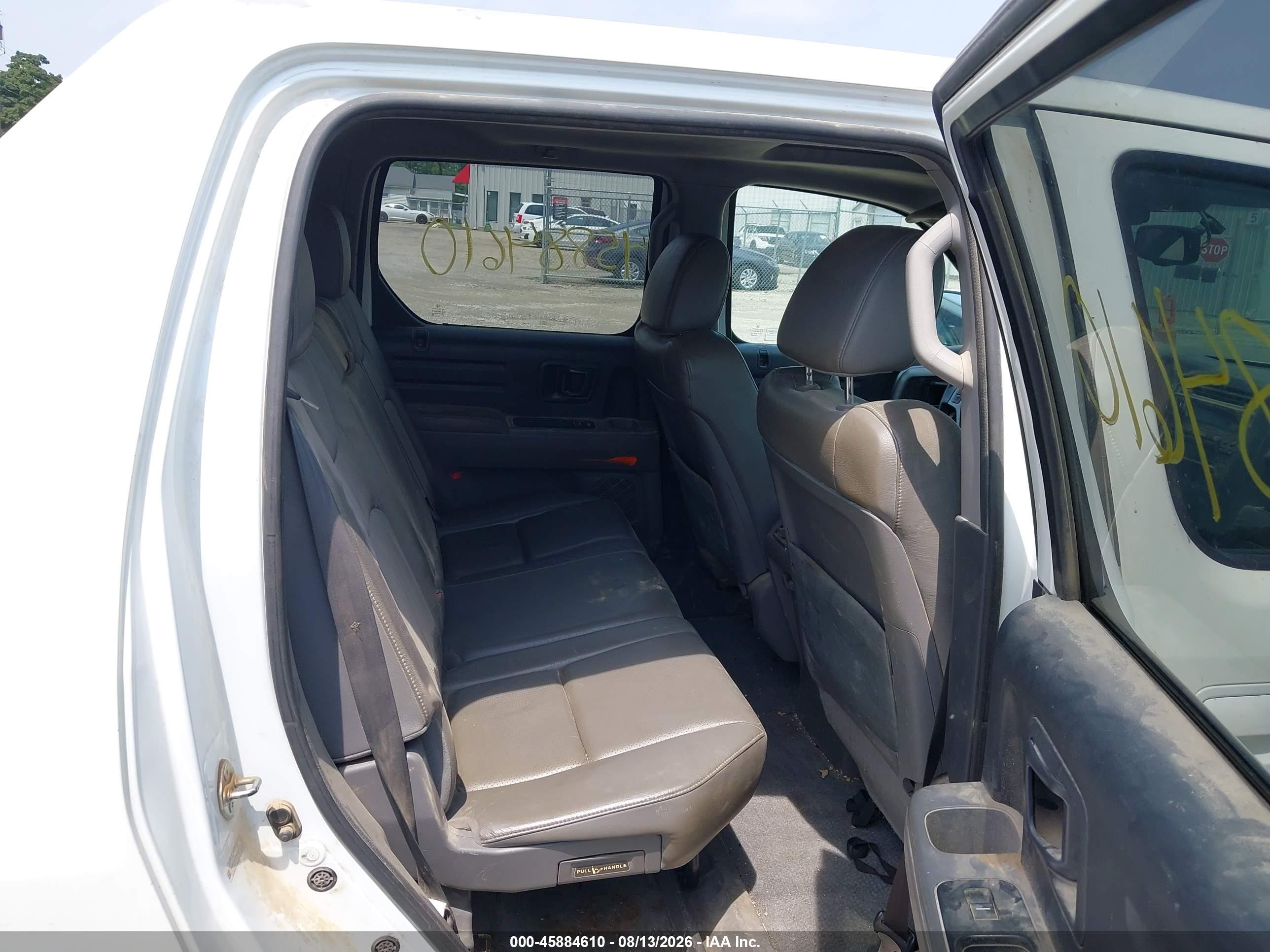 2014 Honda Ridgeline Rtl Белый vin: 5FPYK1F57EB004827
