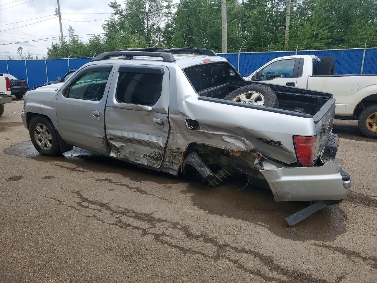 2010 Honda Ridgeline Rtl Серебряный vin: 5FPYK1F58AB503808