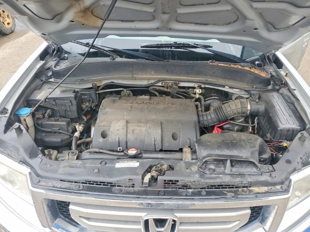 2010 Honda Ridgeline Rtl Серебряный vin: 5FPYK1F58AB503808