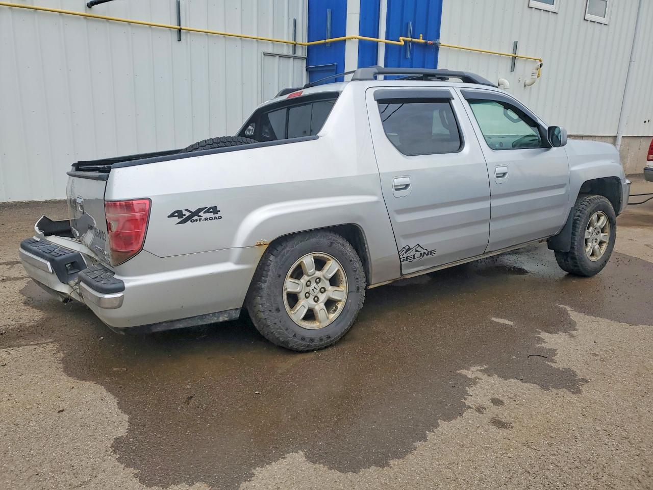 2010 Honda Ridgeline Rtl Серебряный vin: 5FPYK1F58AB503808