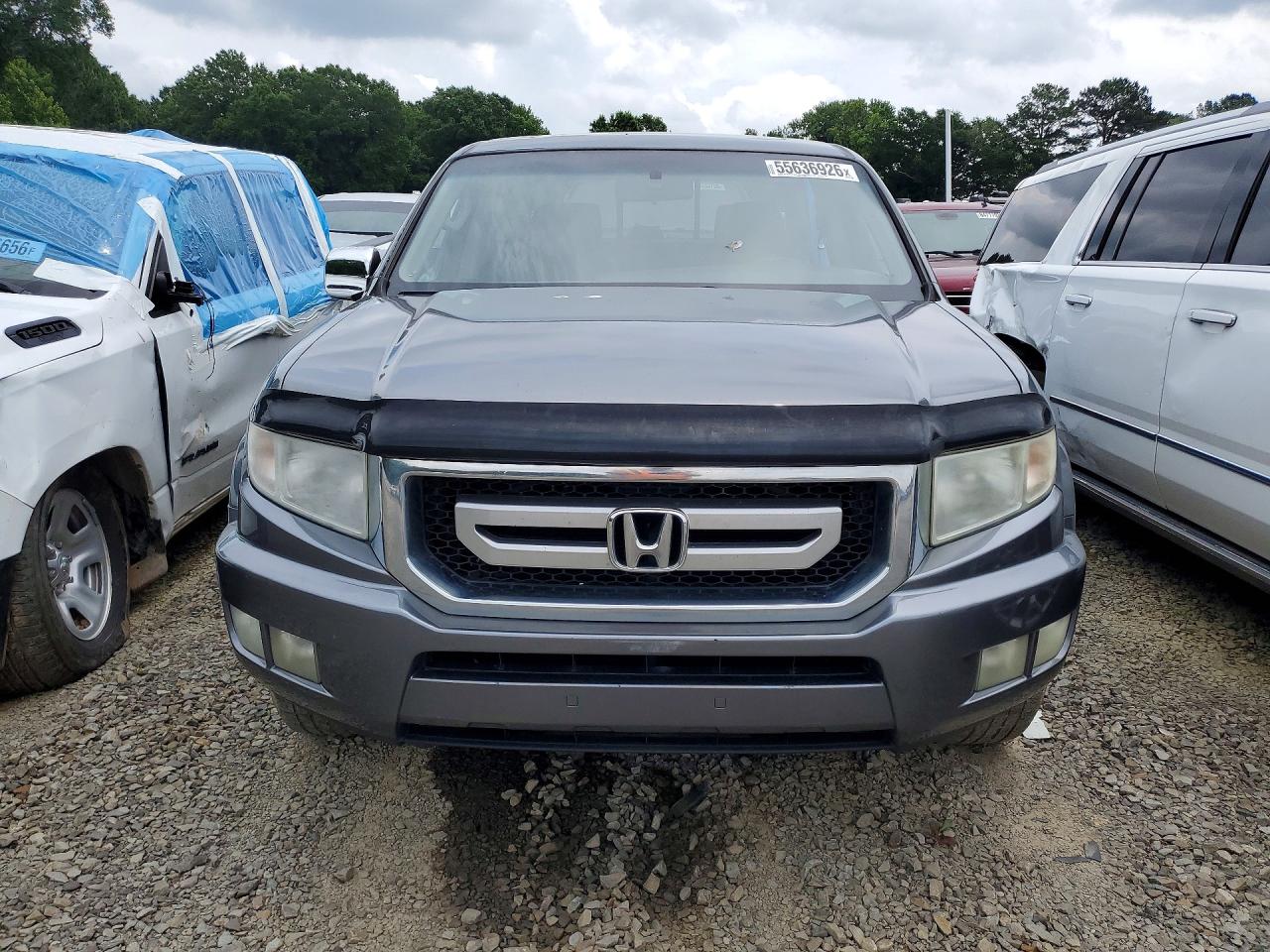 2011 Honda Ridgeline Rtl Silver vin: 5FPYK1F58BB453073
