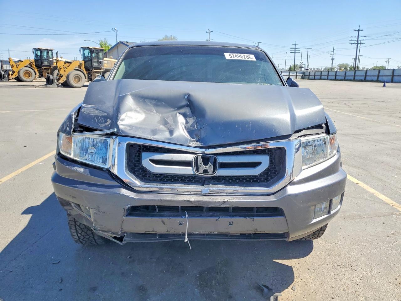 2011 Honda Ridgeline Rtl Gray vin: 5FPYK1F58BB453705