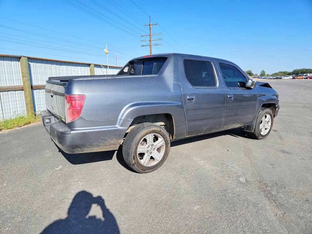 2011 Honda Ridgeline Rtl Gray vin: 5FPYK1F58BB453705