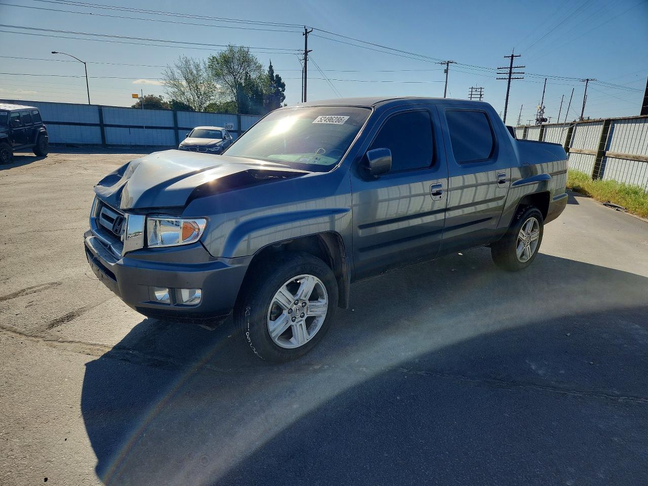 2011 Honda Ridgeline Rtl Gray vin: 5FPYK1F58BB453705