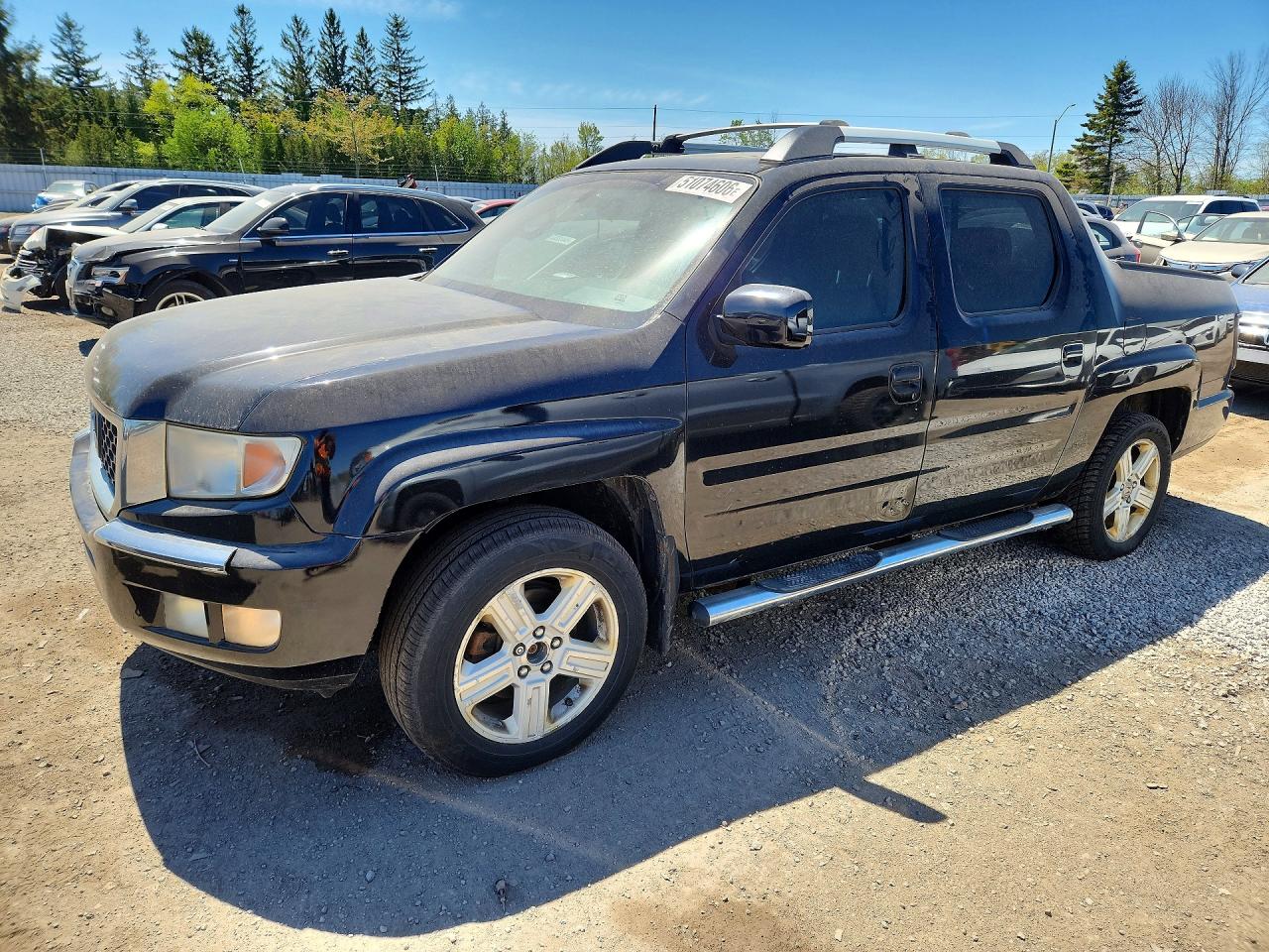 2011 Honda Ridgeline Rtl Black vin: 5FPYK1F58BB502157