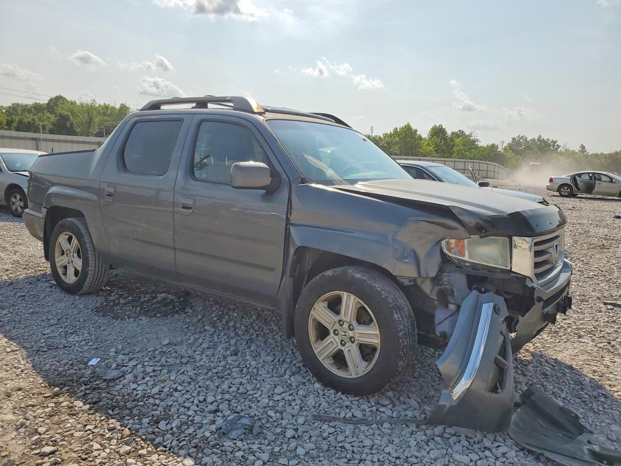 2012 Honda Ridgeline Rtl Gray vin: 5FPYK1F58CB457982