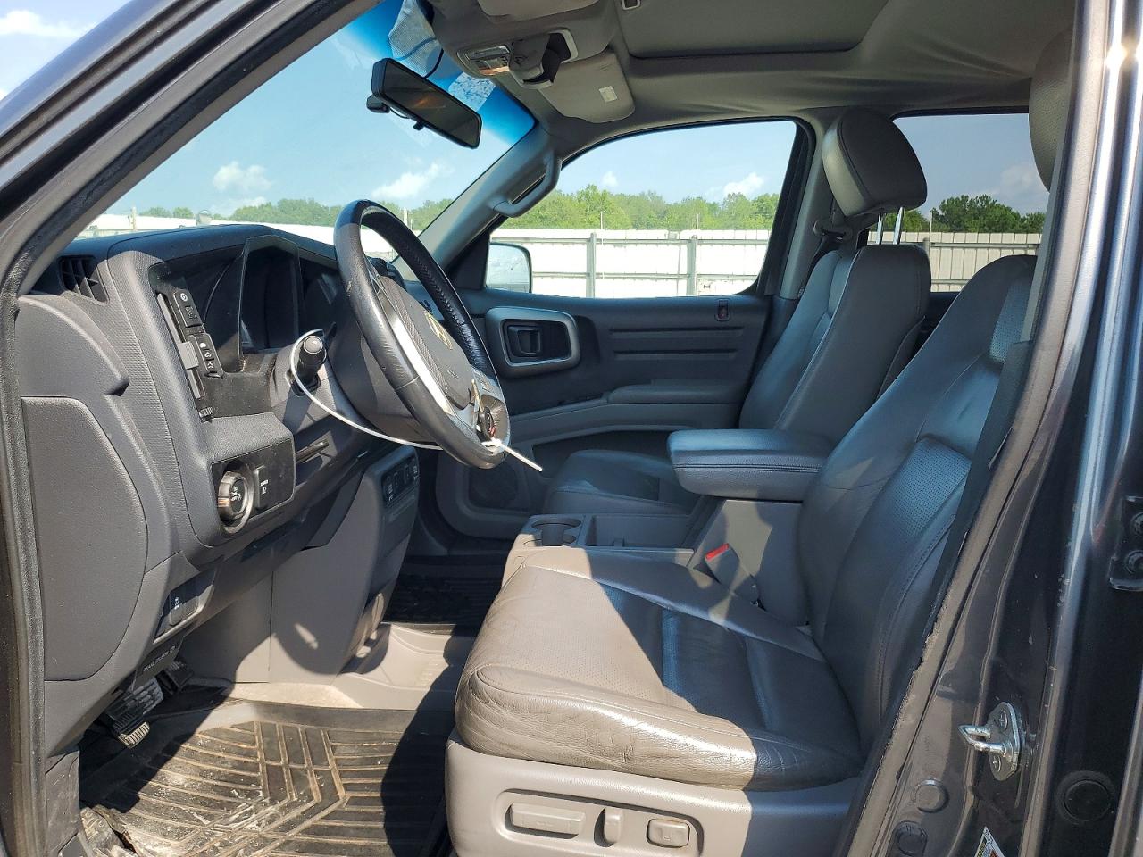 2012 Honda Ridgeline Rtl Gray vin: 5FPYK1F58CB457982