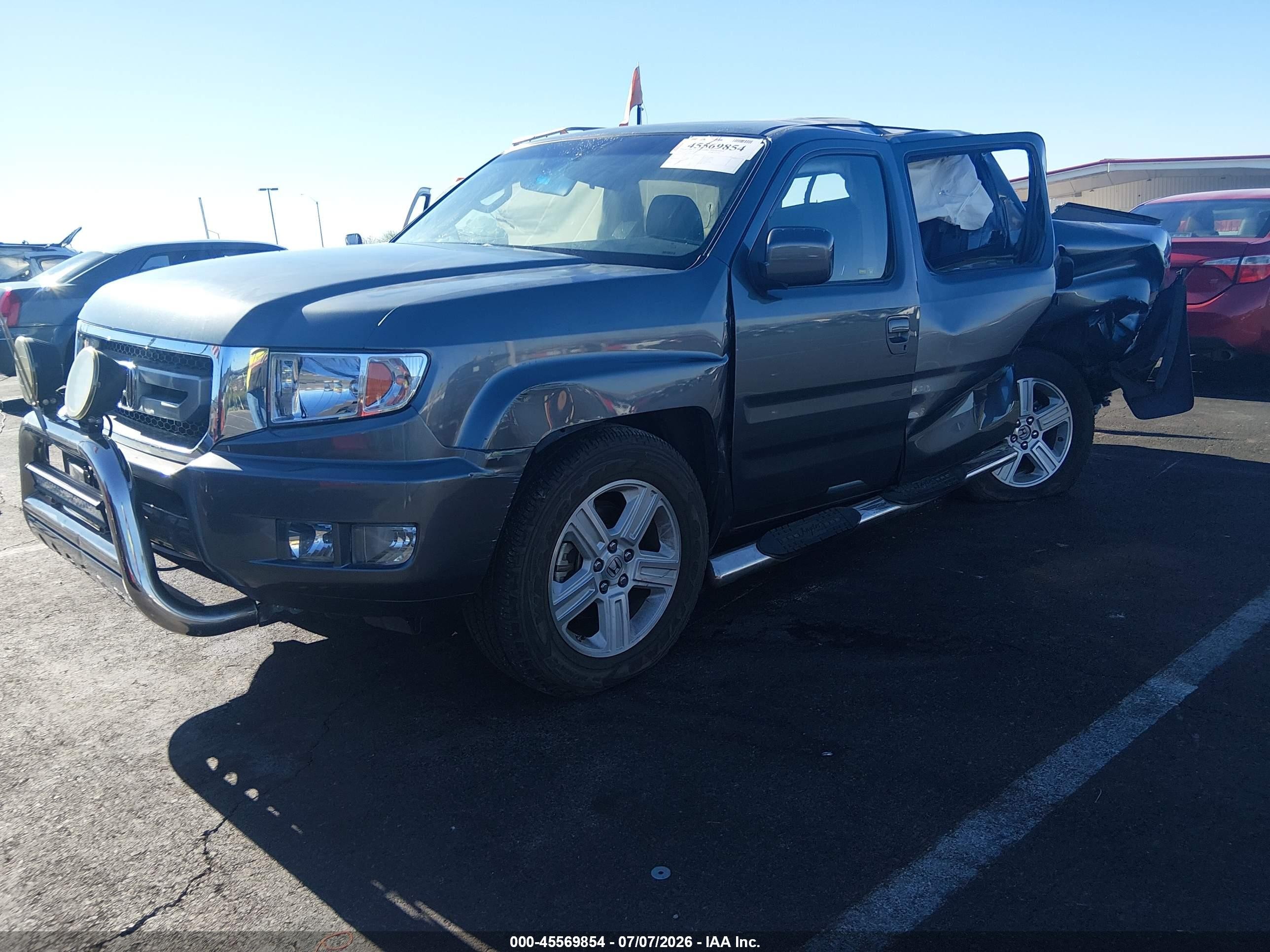 2011 Honda Ridgeline Rtl Серый vin: 5FPYK1F59BB002511