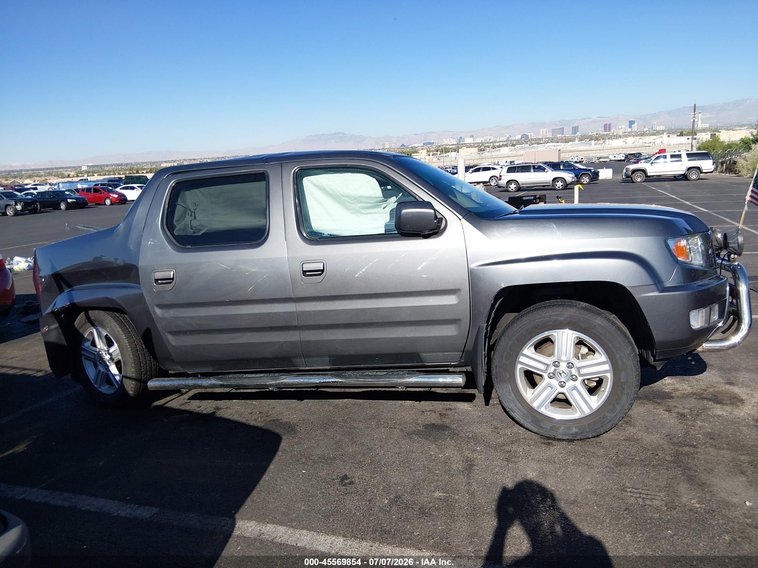 2011 Honda Ridgeline Rtl Серый vin: 5FPYK1F59BB002511