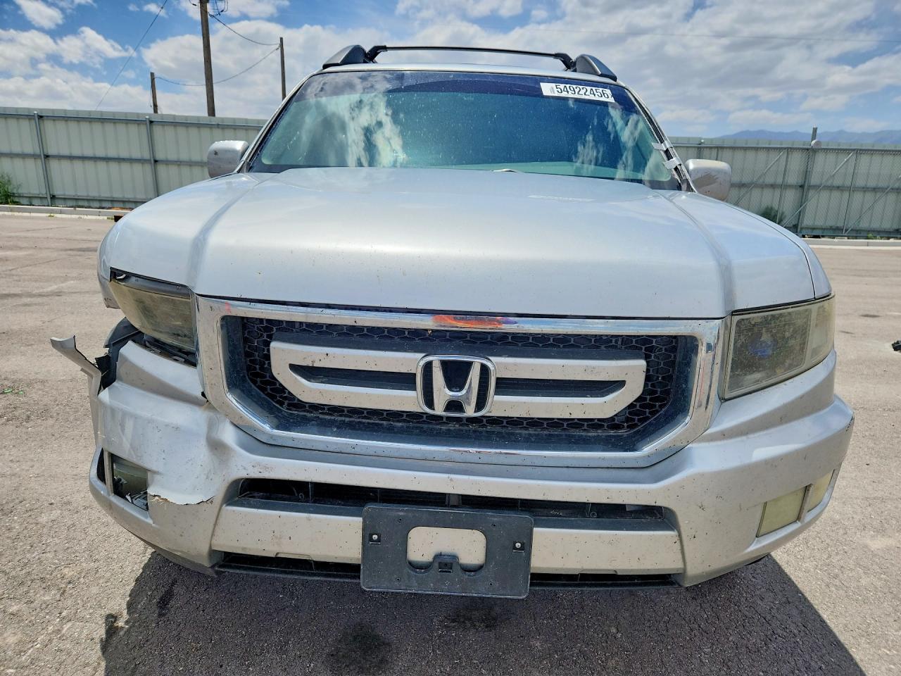 2011 Honda Ridgeline Rtl Gray vin: 5FPYK1F59BB004095