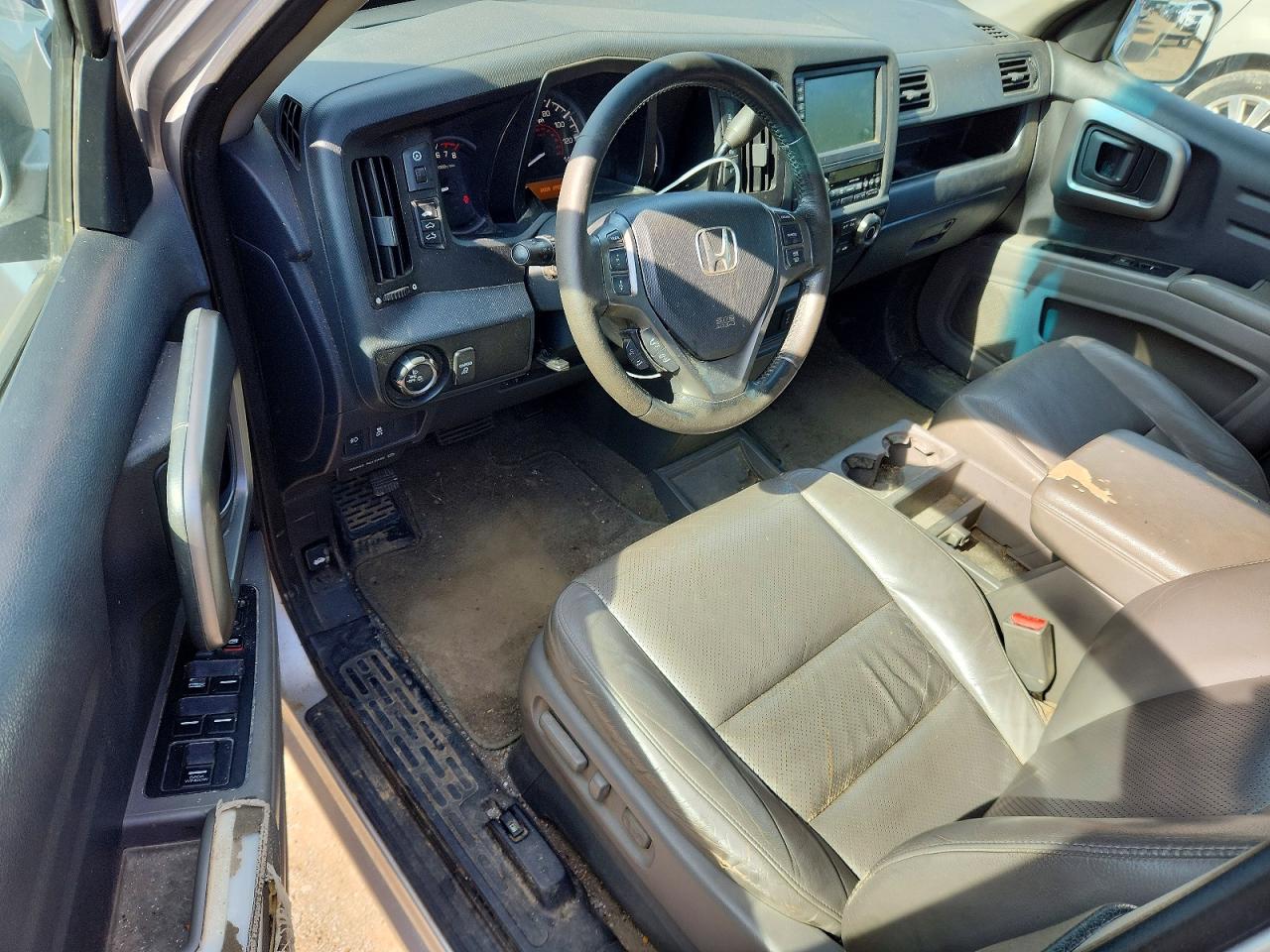 2012 Honda Ridgeline Rtl Silver vin: 5FPYK1F59CB459482