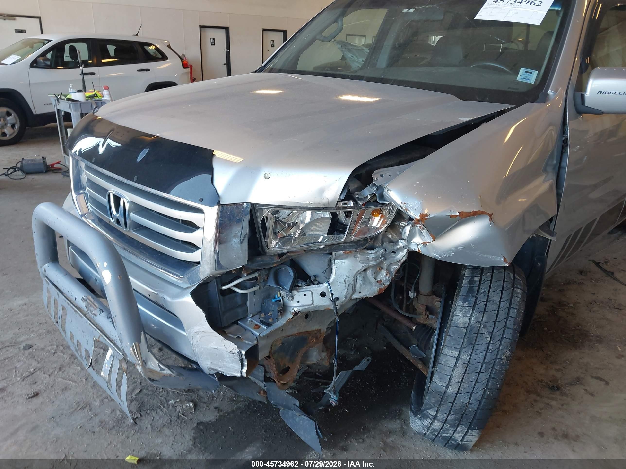 2012 Honda Ridgeline Rtl Серебряный vin: 5FPYK1F59CB551711