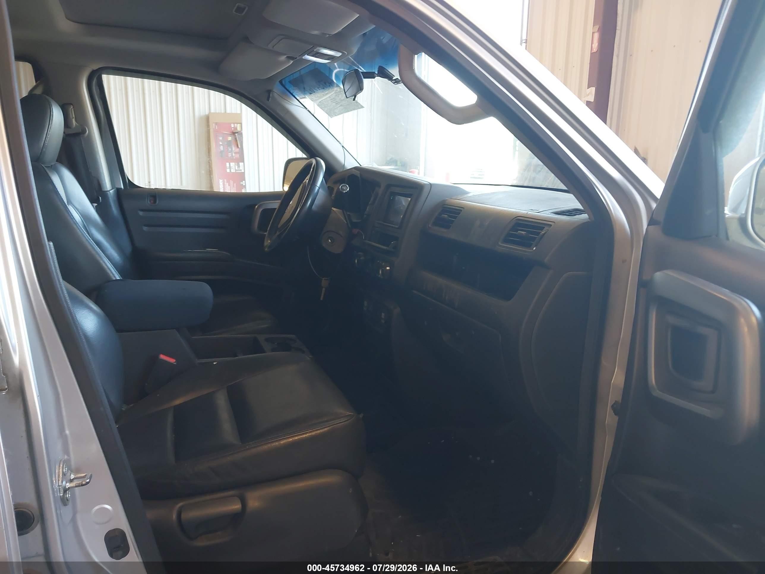 2012 Honda Ridgeline Rtl Серебряный vin: 5FPYK1F59CB551711