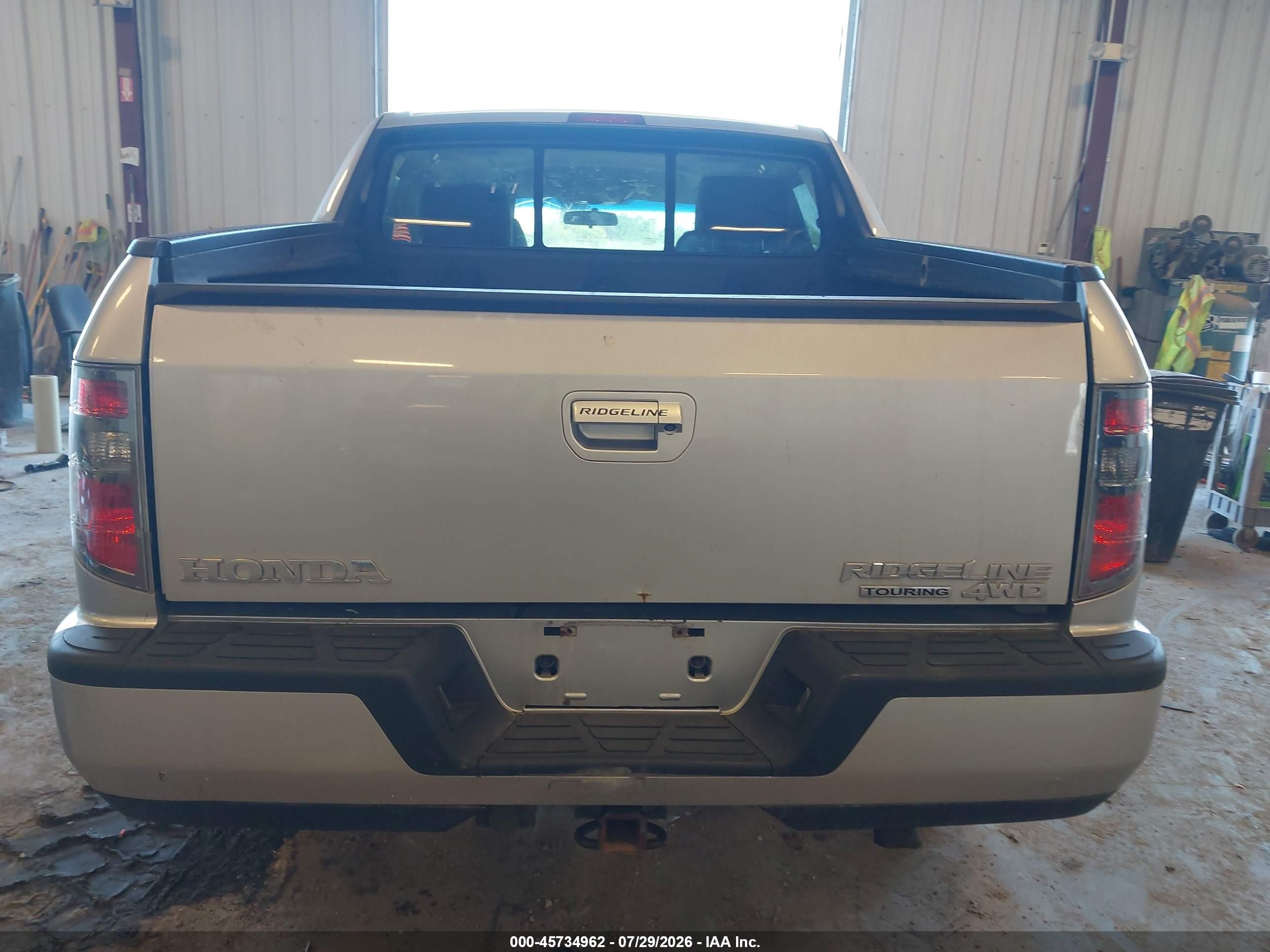 2012 Honda Ridgeline Rtl Серебряный vin: 5FPYK1F59CB551711