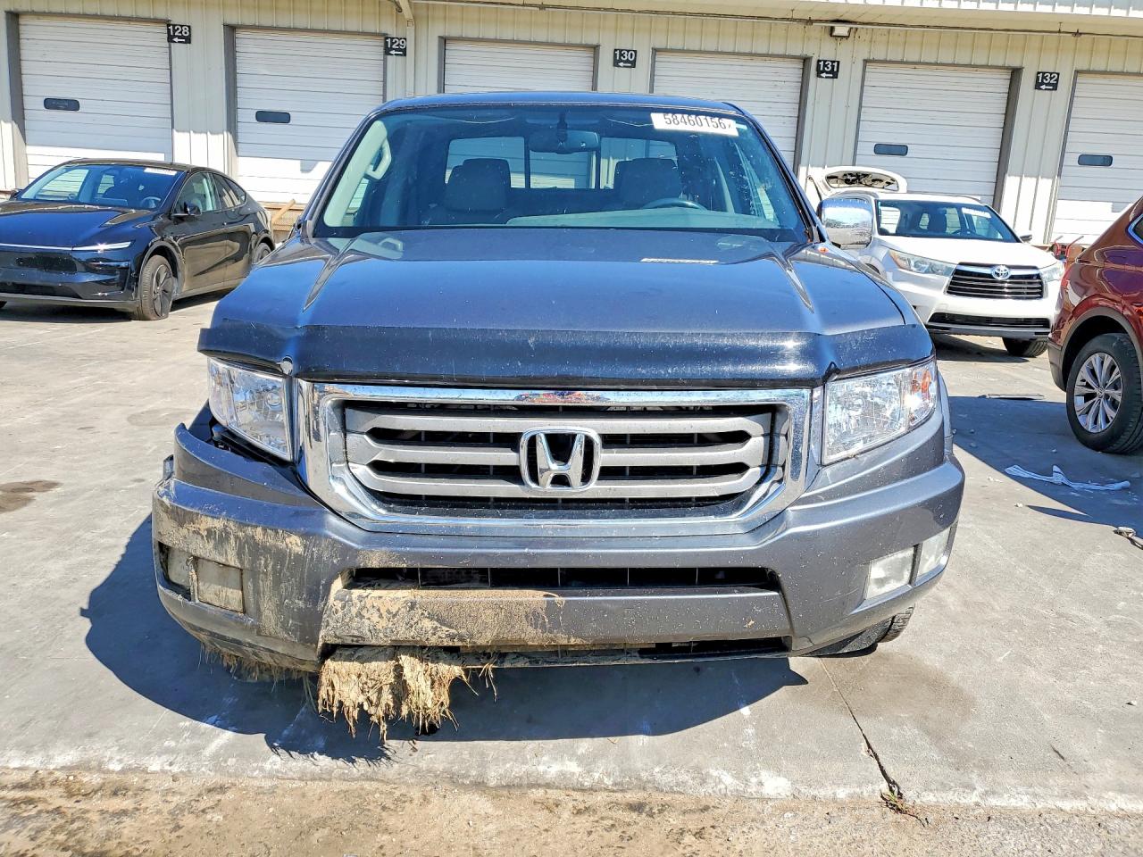 2013 Honda Ridgeline Rtl Gray vin: 5FPYK1F59DB002575