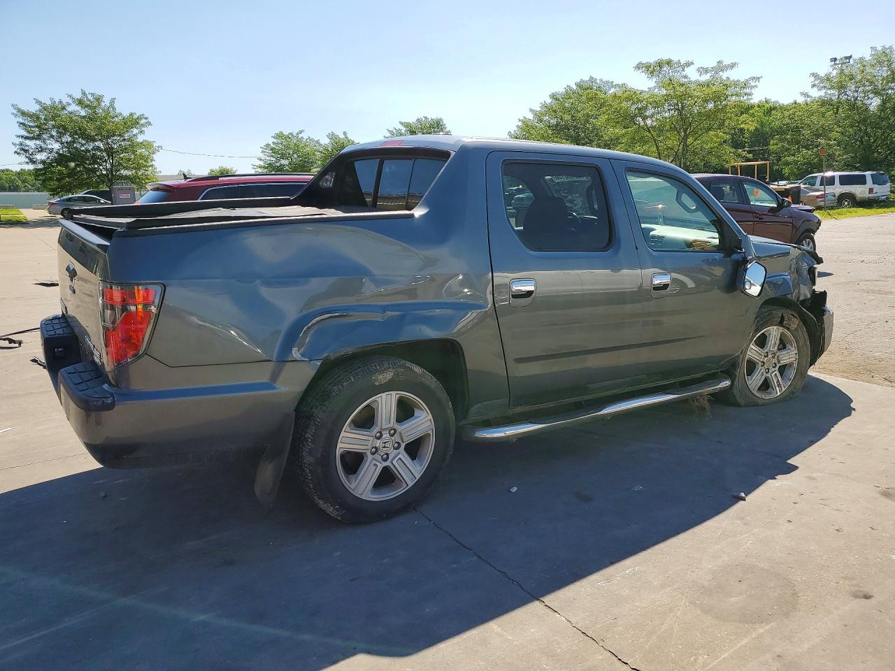 2013 Honda Ridgeline Rtl Gray vin: 5FPYK1F59DB002575