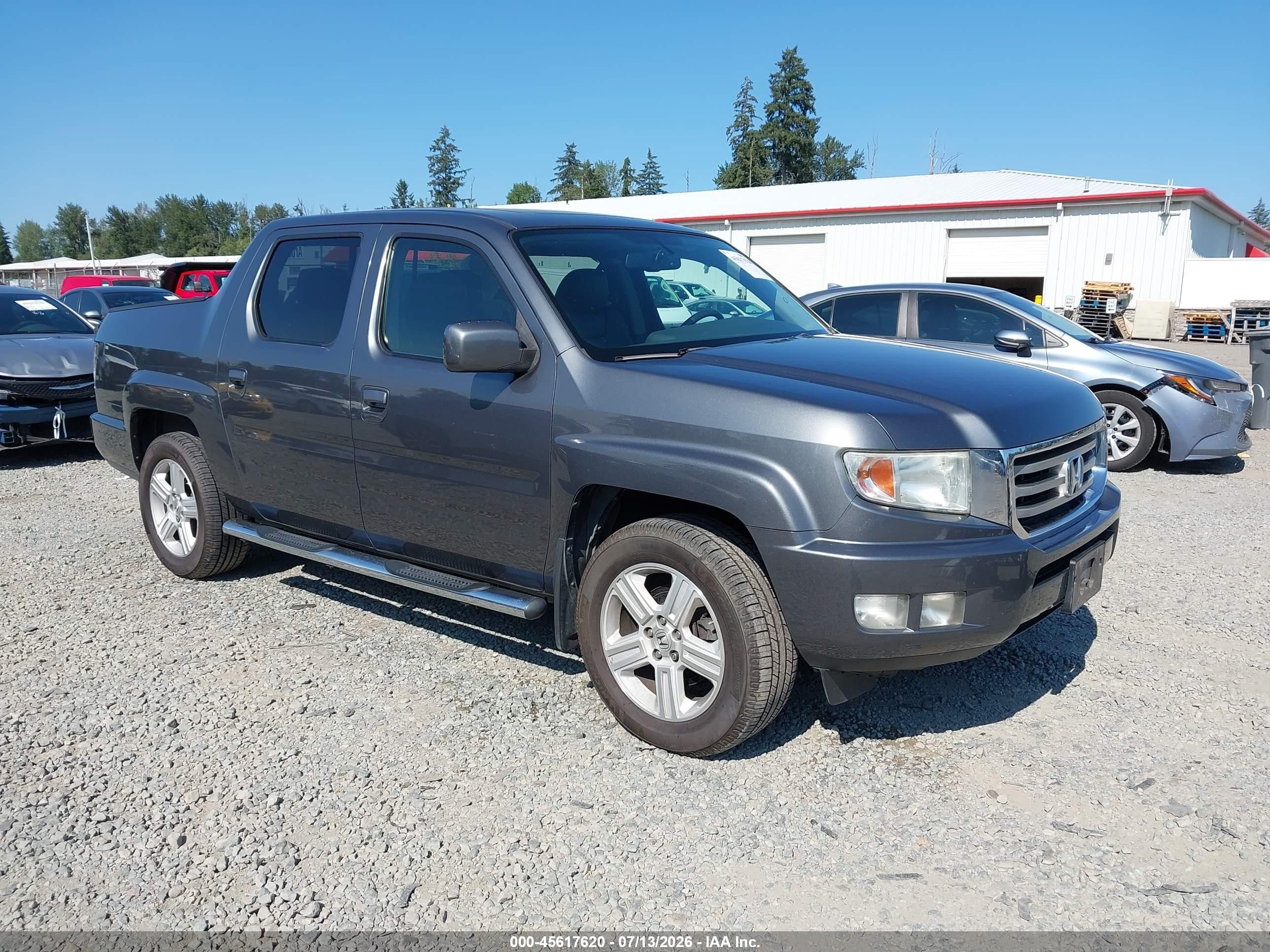 2013 Honda Ridgeline Rtl Gray vin: 5FPYK1F59DB005492
