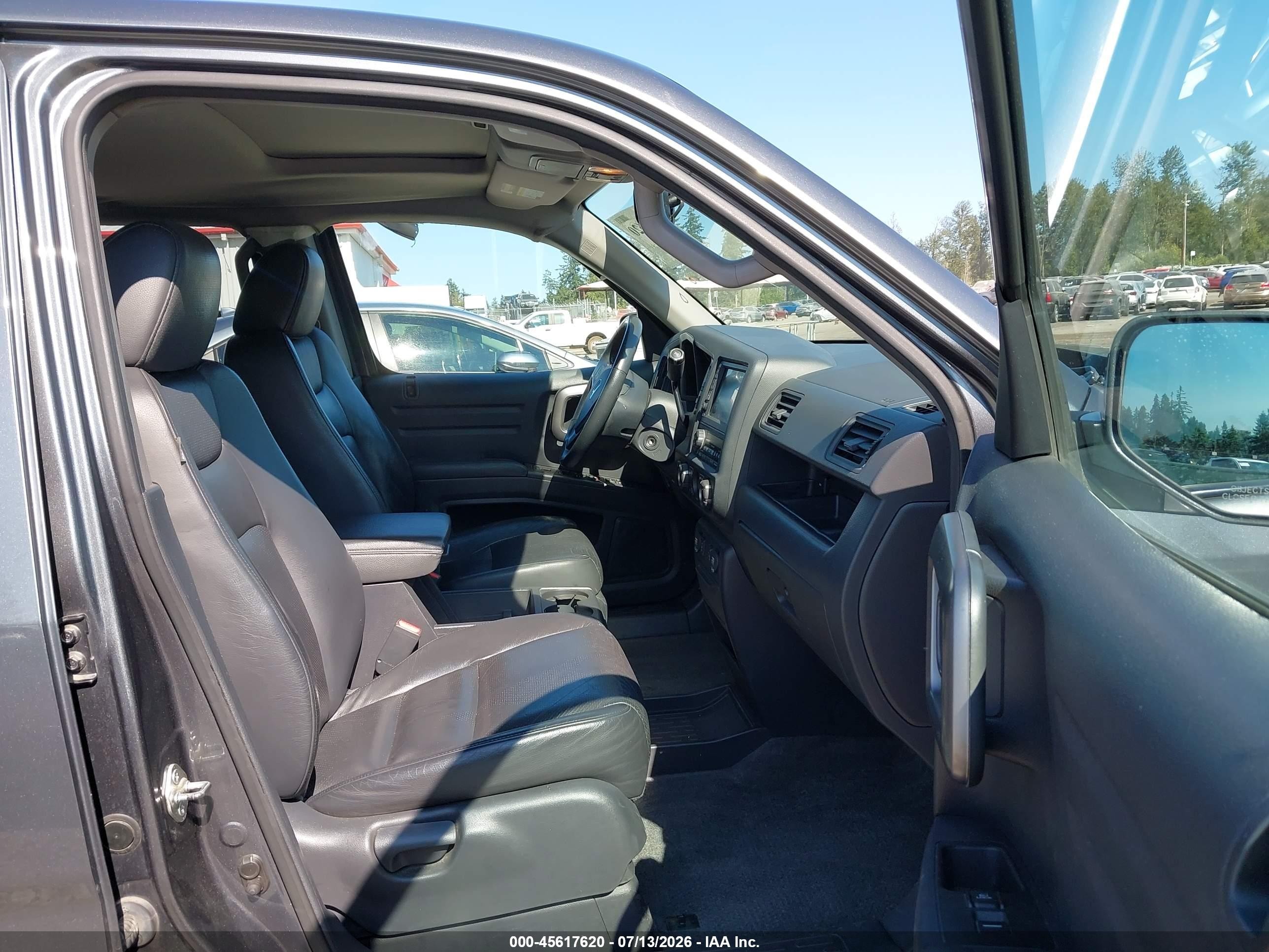 2013 Honda Ridgeline Rtl Gray vin: 5FPYK1F59DB005492