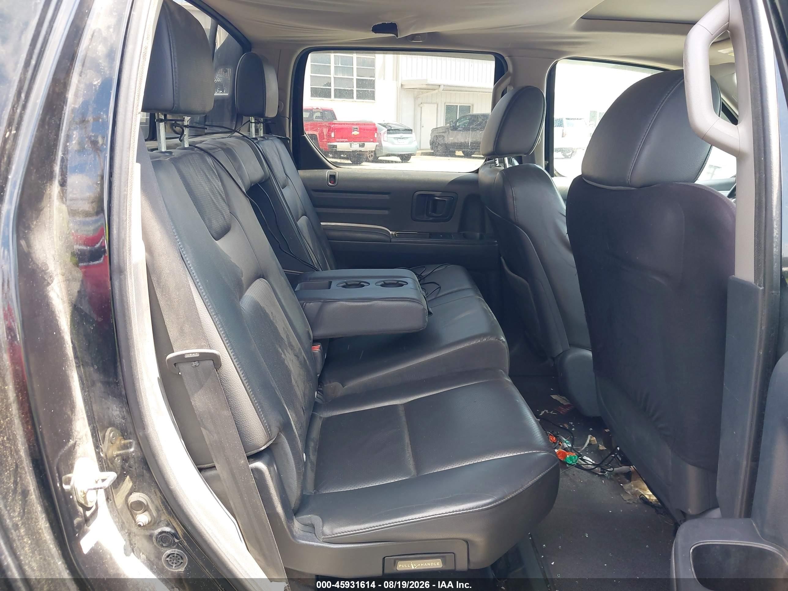 2013 Honda Ridgeline Rtl Black vin: 5FPYK1F59DB007274
